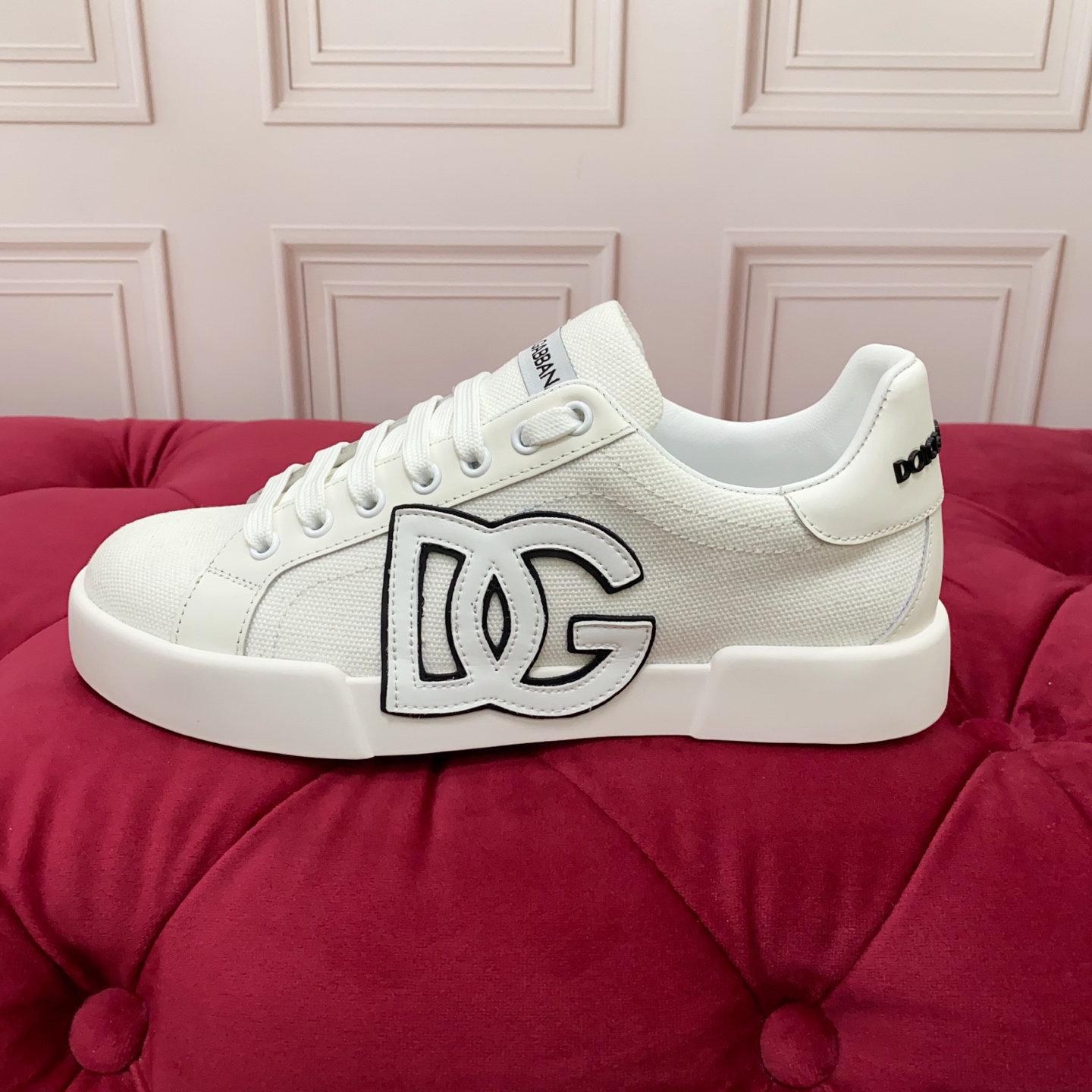 Dolce & Gabbana 2025 White Silk and Canvas Sneakers with DG Logo 7 i1749631623696 4468 0 5