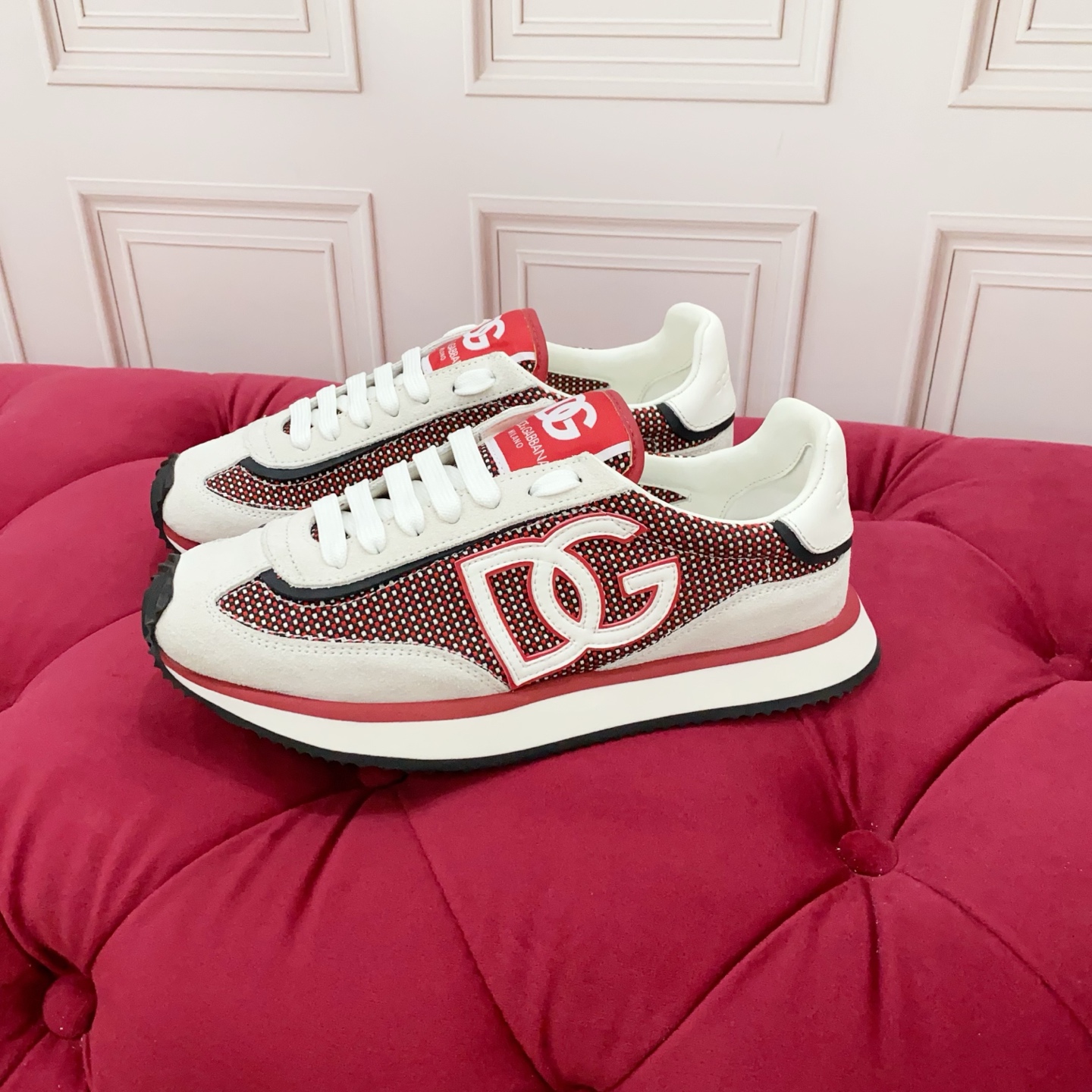Dg Style White Leather Men's Shoes Men's Shoes Men's Shoes detail image 4 from source 782532