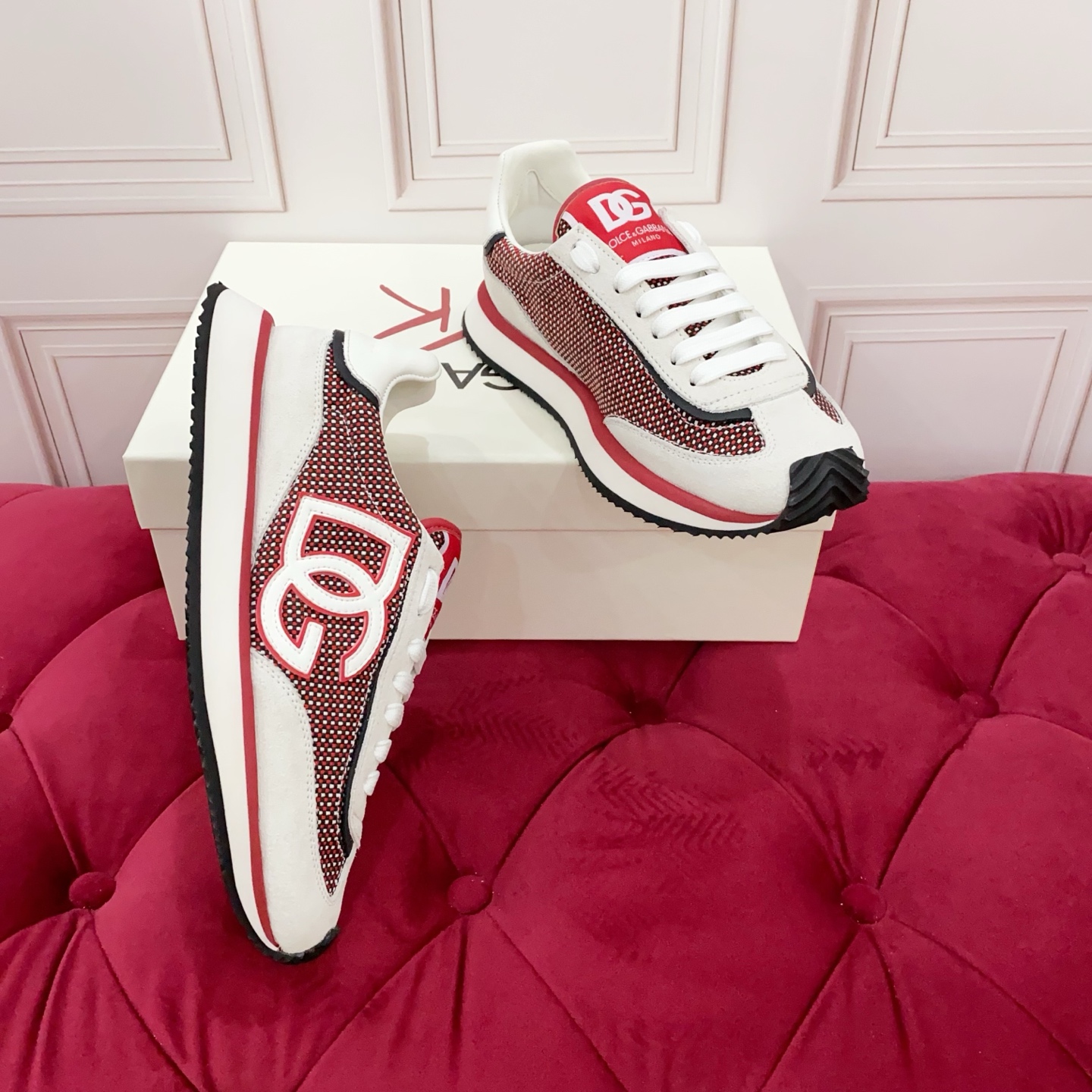 Dg Style White Leather Men's Shoes Men's Shoes Men's Shoes detail image 8 from source 782532