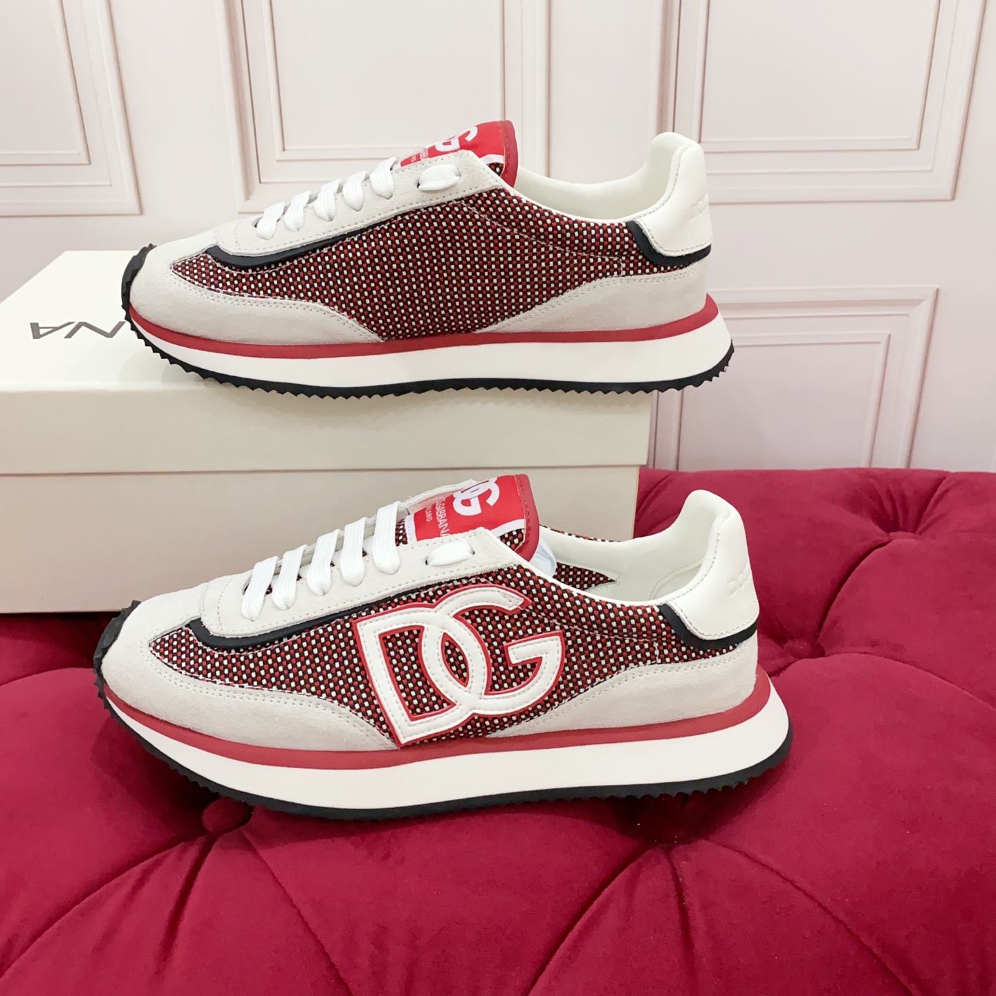 Dg Style White Leather Men's Shoes Lookbook Reference image 2