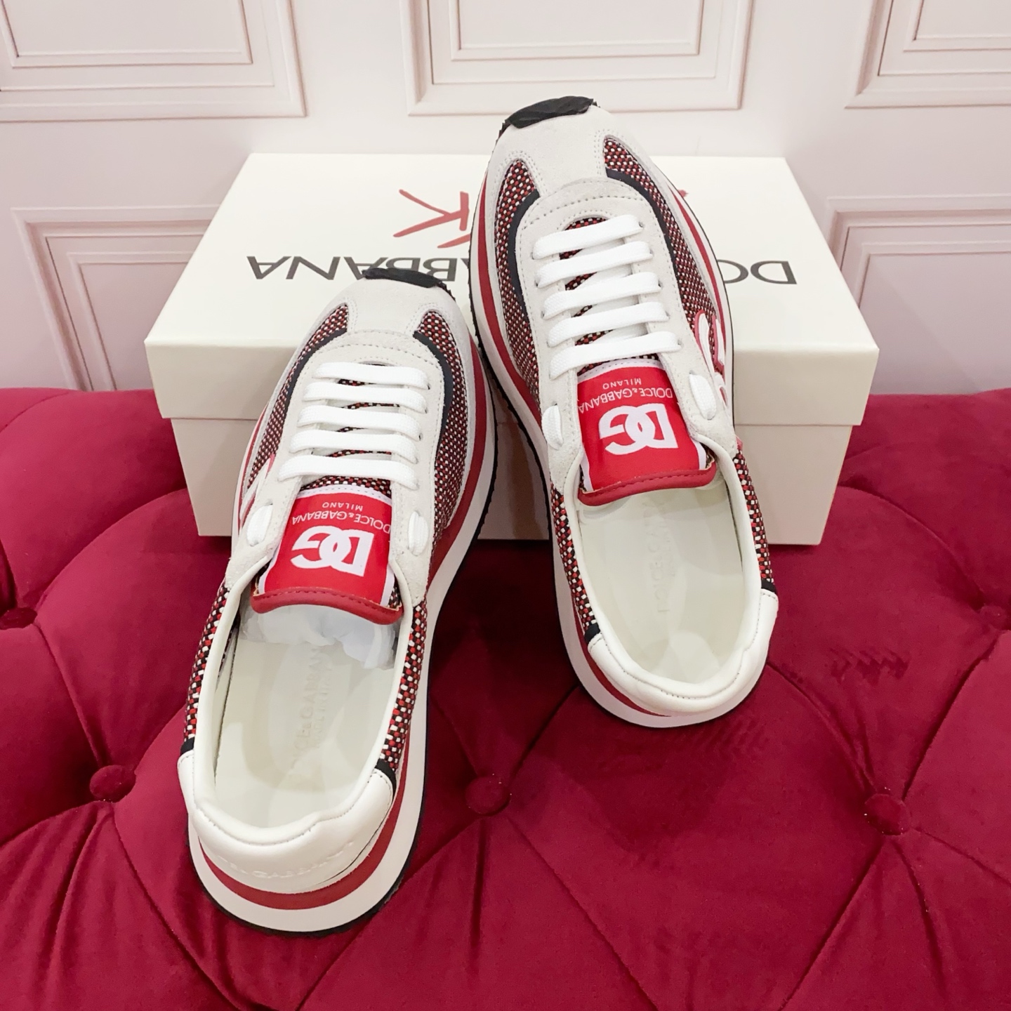 Dg Style White Leather Men's Shoes Men's Shoes Men's Shoes detail image 7 from source 782532
