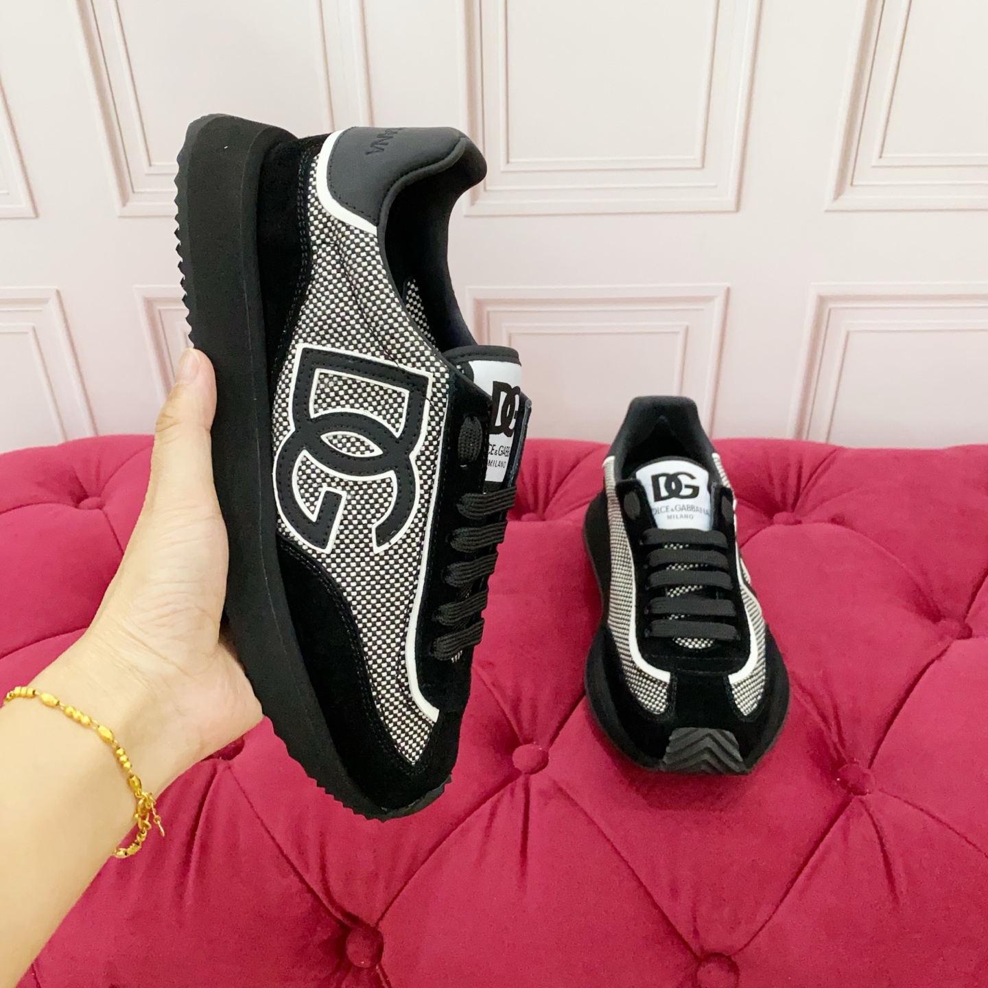 Dg Style White Leather Men's Shoes Men's Shoes Men's Shoes detail image 4 from source 782530