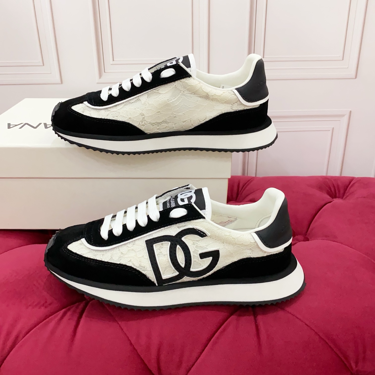 Dg Style White Leather Men's Shoes Lookbook Reference image 2