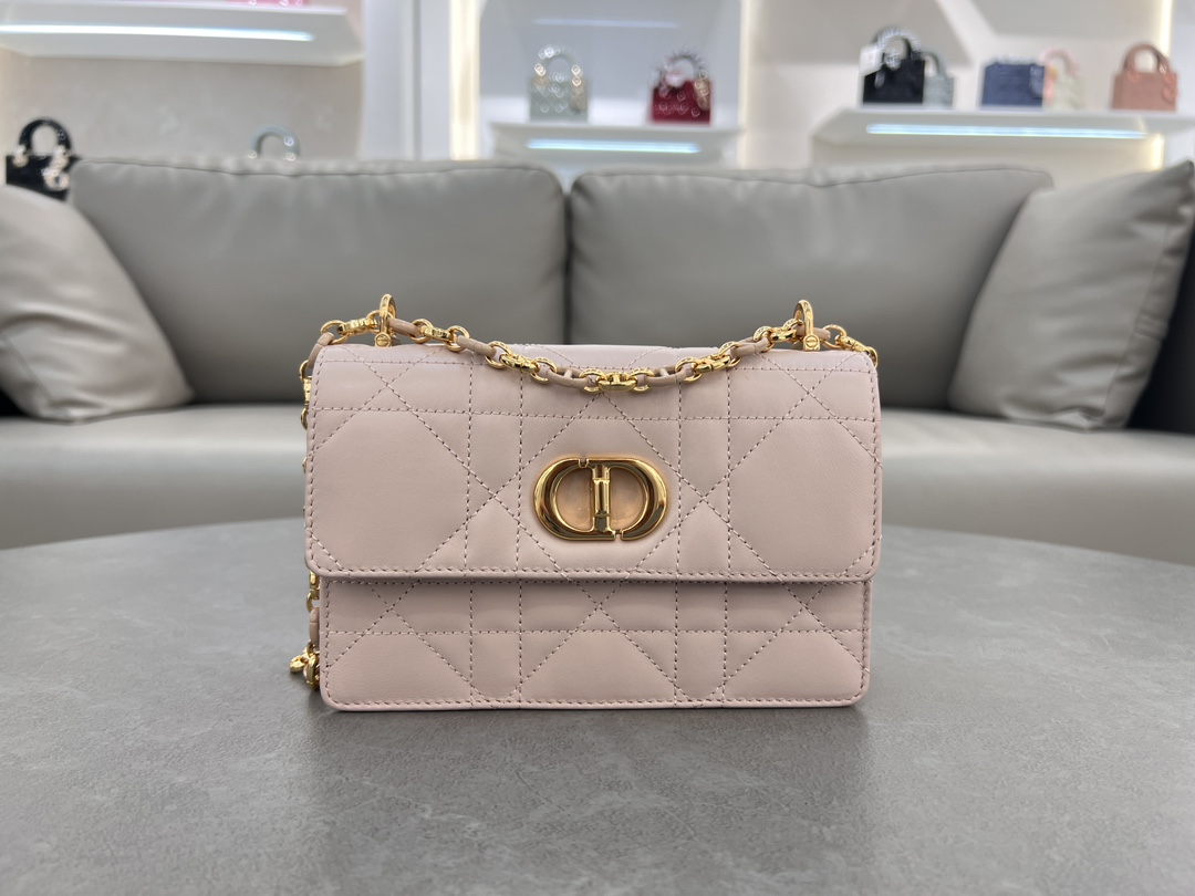 Dior Caro Taschen Handtaschen Rosa Sommerkollektion Ketten