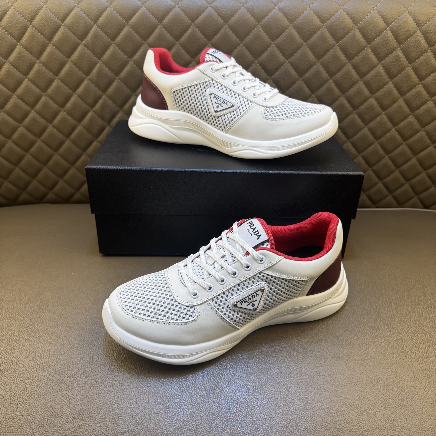 Prada Style Leather Men's Shoes style reference detail image 5 from source 781951