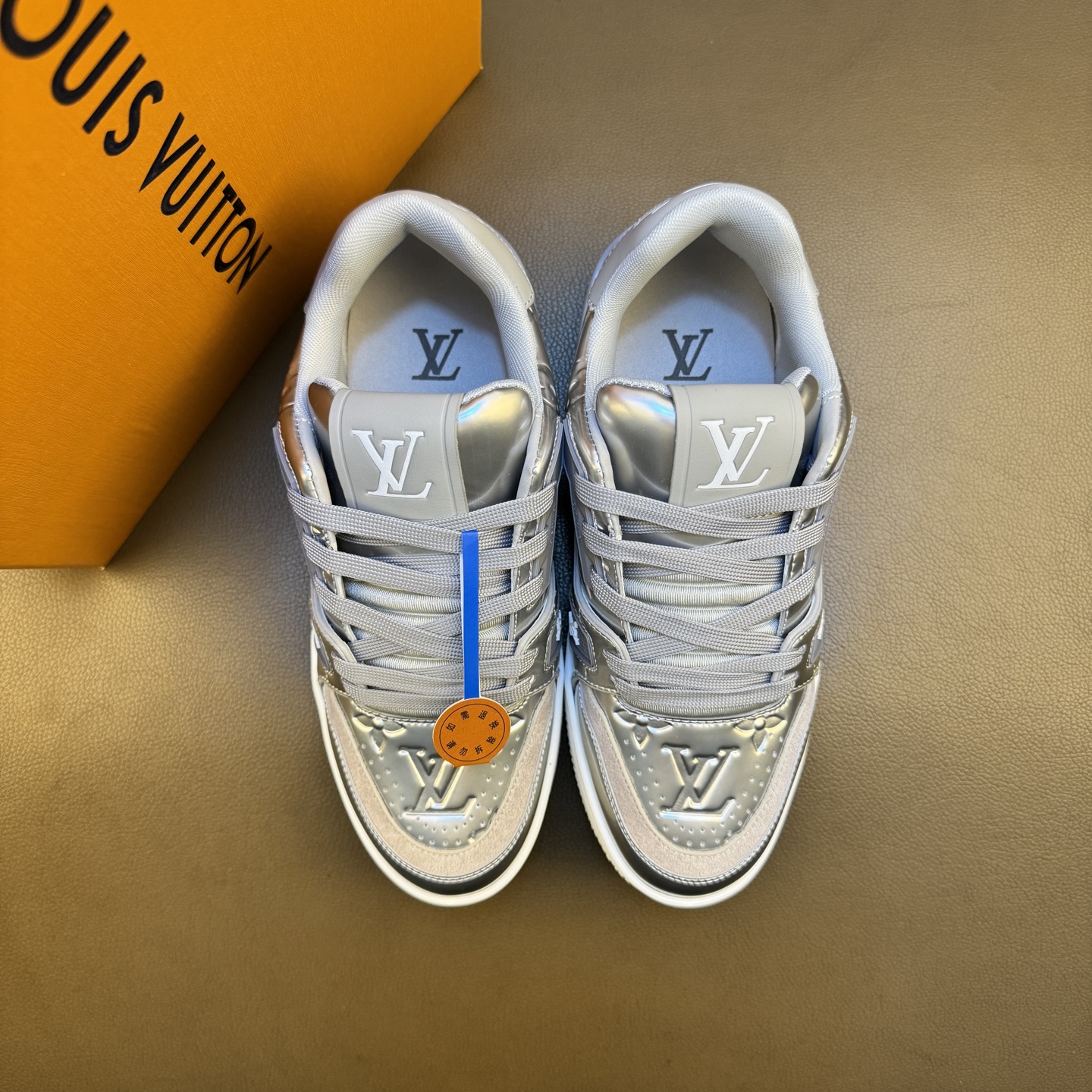 LV Style Leather Men's Shoes Lookbook Reference image 2