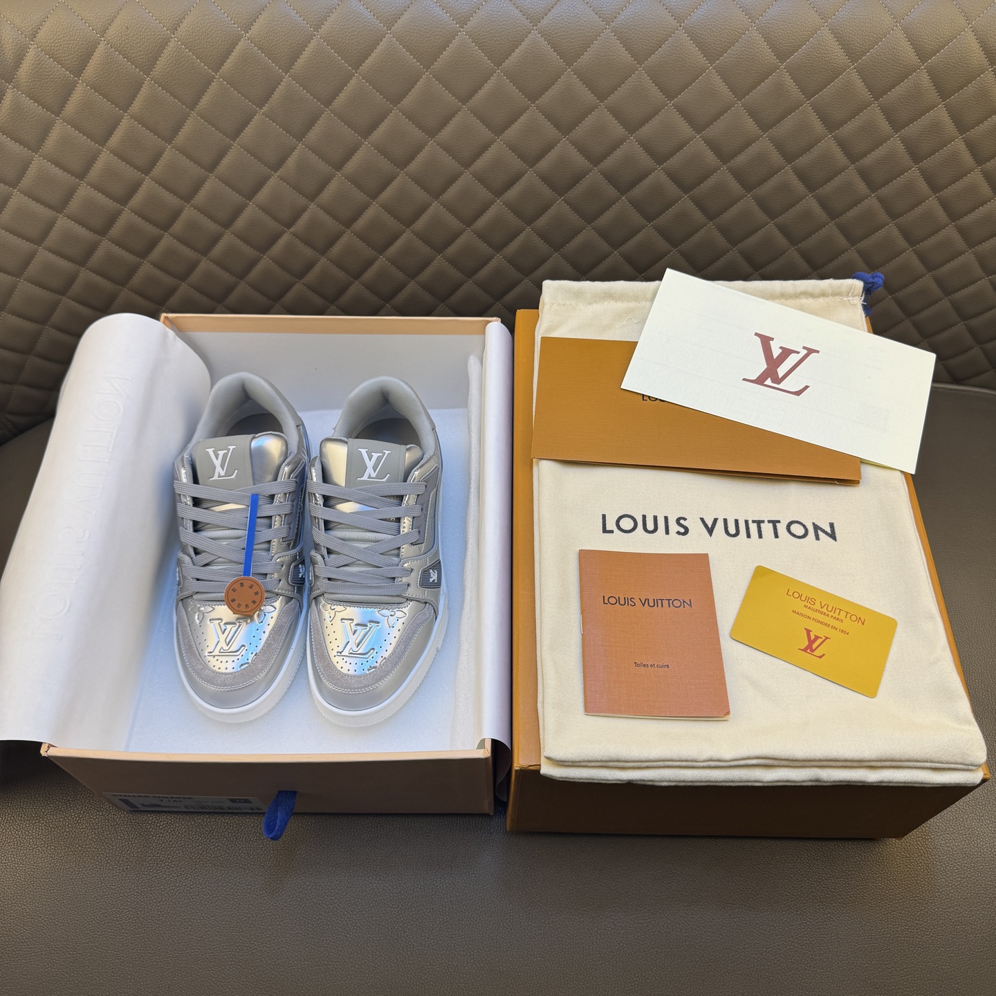 LV Style Leather Men's Shoes Lookbook Reference image 1