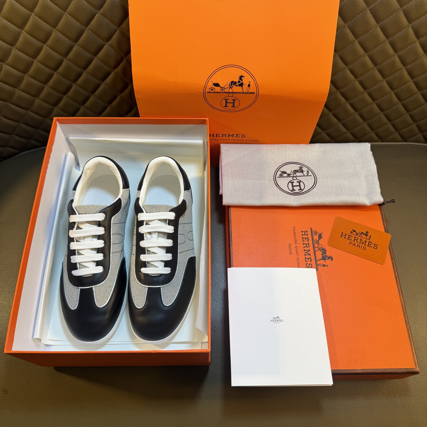 Hermes Style Leather Men's Shoes style reference detail image 1 from source 781600