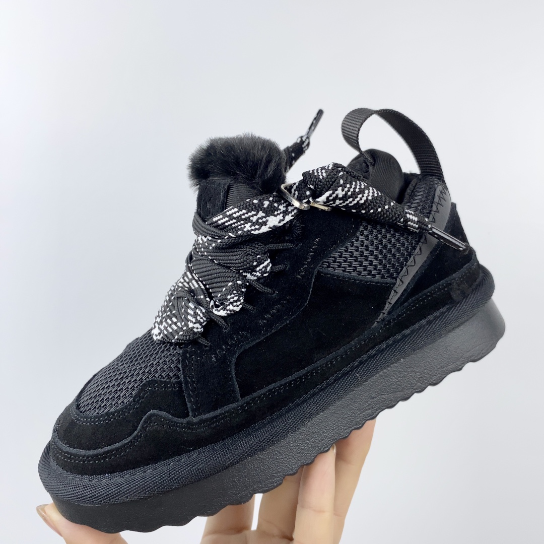 图片[5]-UGG官网首发1：1Lowmel梅尔运动休闲鞋，系带加绒保暖款，采用头层真牛皮 柔软亲肤 舒适透气 个性时尚又百搭，EVA轻质缓震、防滑耐磨外底。-选品中心