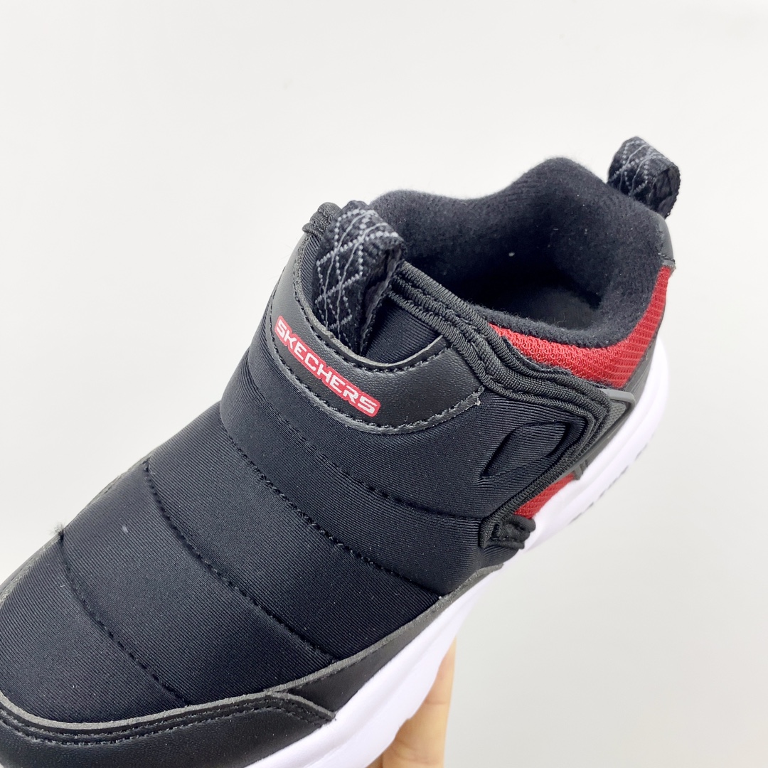 图片[7]-斯凯奇加绒中帮儿童棉鞋雪地靴 工艺做工细节材质都完美演绎💯 贴心加绒，保暖又舒适❄️ 专为儿童设计的镭射切割大底👍🏻-选品中心