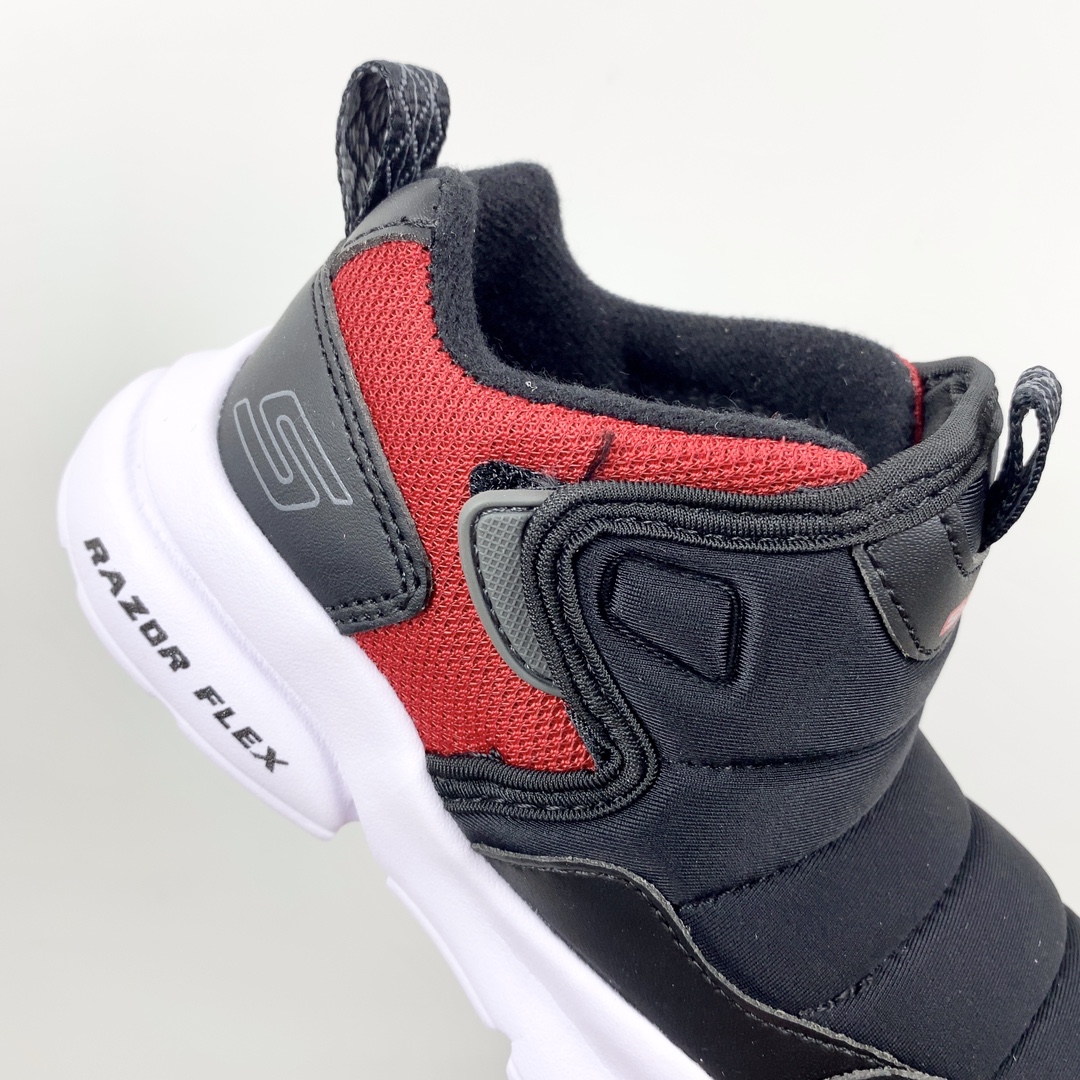 图片[5]-斯凯奇加绒中帮儿童棉鞋雪地靴 工艺做工细节材质都完美演绎💯 贴心加绒，保暖又舒适❄️ 专为儿童设计的镭射切割大底👍🏻-选品中心