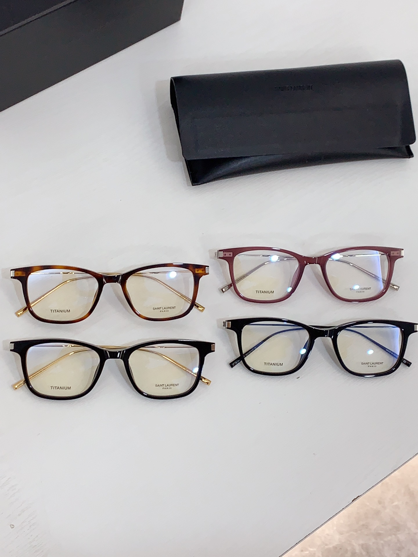 SAINTLAUREN*MODELSL580/JSIZE50口20-145TITANIUM超轻钛