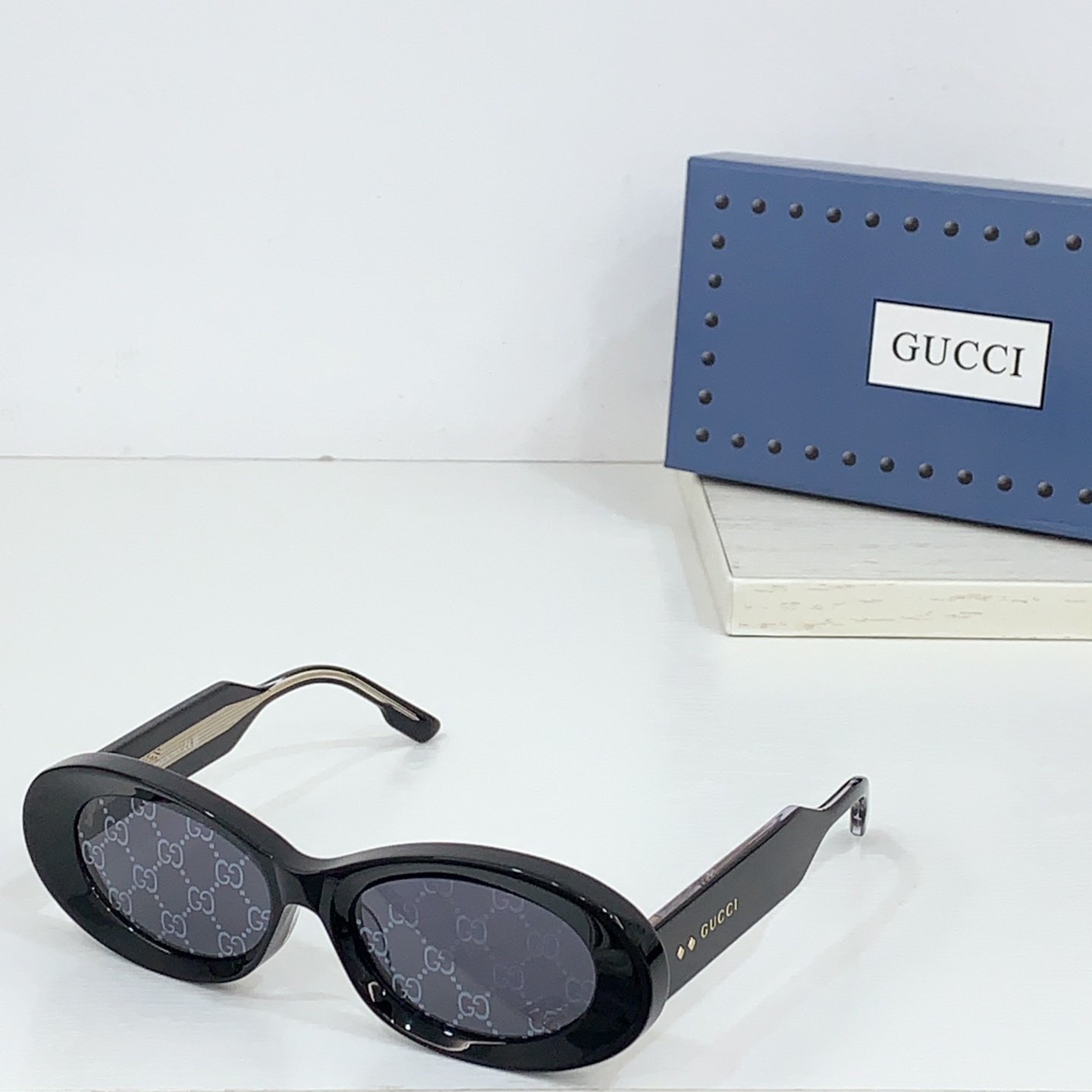  Gucc #新品 圆框
𝓰𝓾𝓬𝓬𝓲原版定制加厚板料
MODEL：GG1527S
SIZE：54口17-
