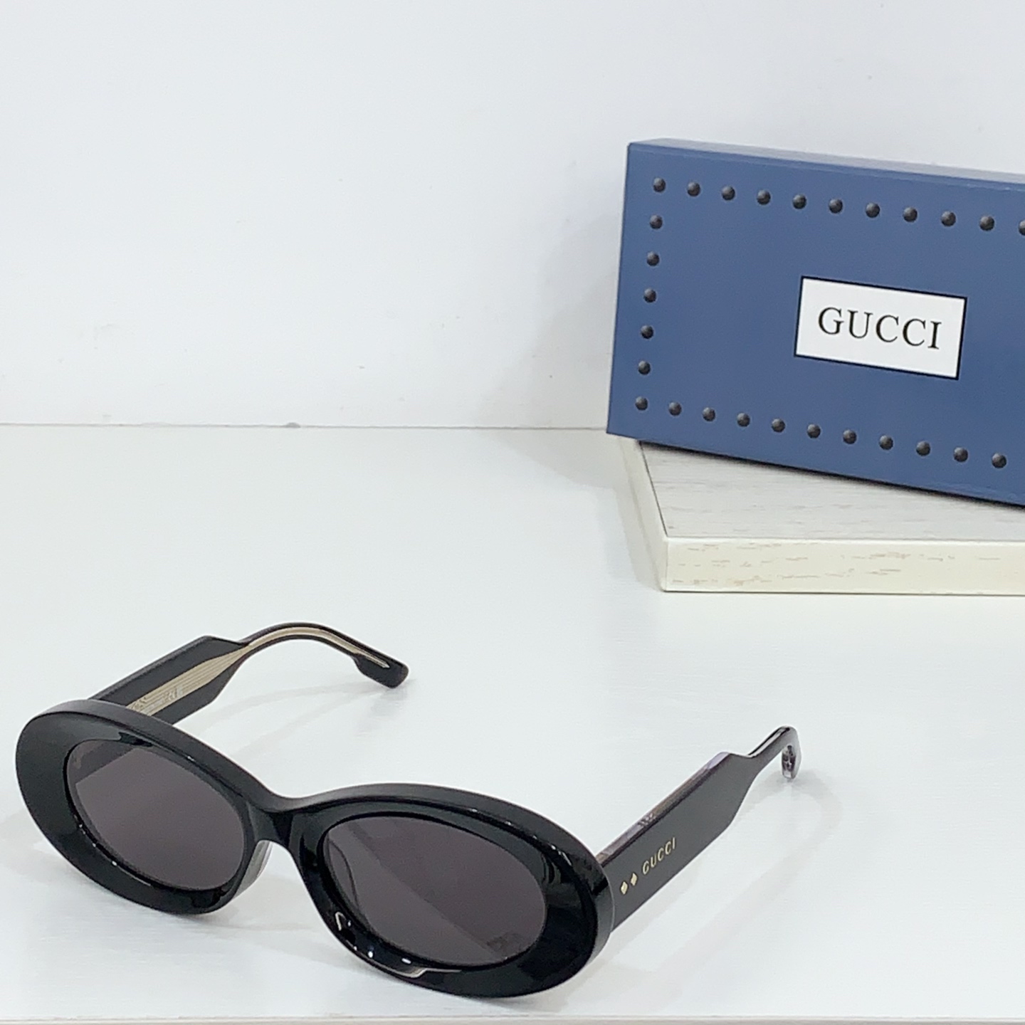 Gucc #新品 圆框
𝓰𝓾𝓬𝓬𝓲原版定制加厚板料
MODEL：GG1527S
SIZE：54口17-