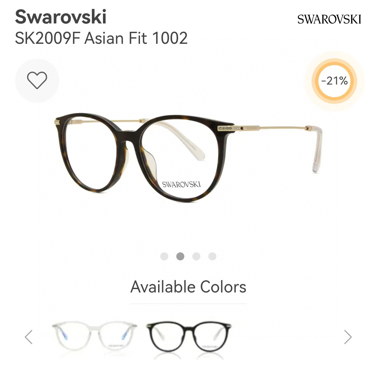  SWAROVSK*⭐️⭐️⭐️MODELSK 2009⭐️⭐️⭐️SIZE55口18-143⭐️⭐️⭐