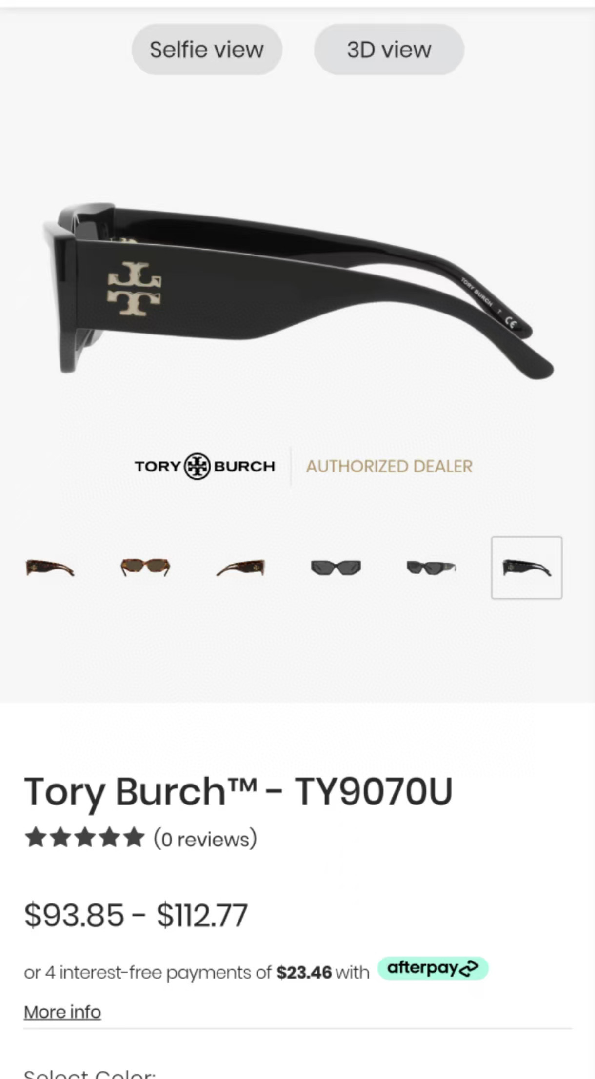  TORY BURCH
MODEL：TY9070U
SIZE：56口15-145