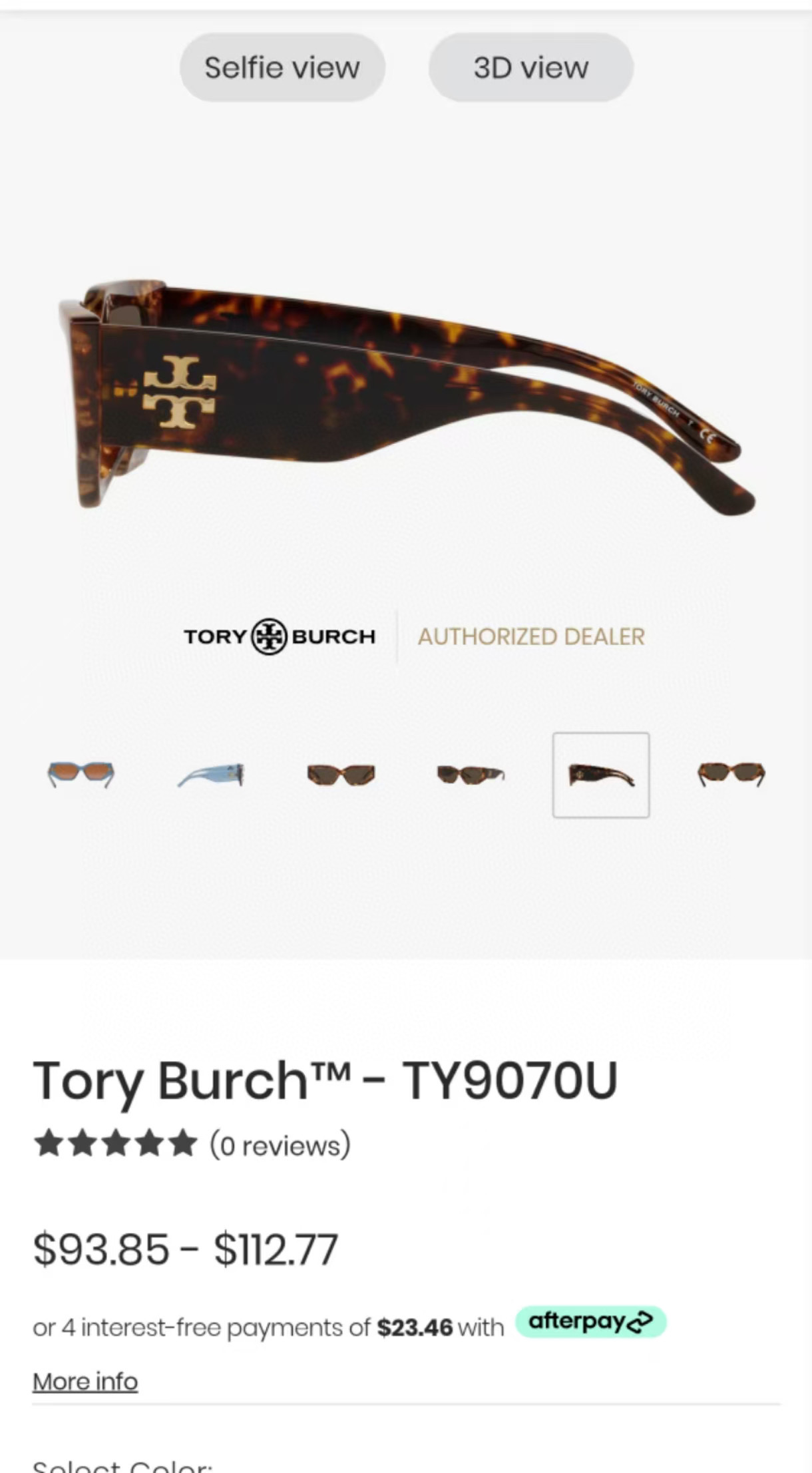  TORY BURCH
MODEL：TY9070U
SIZE：56口15-145