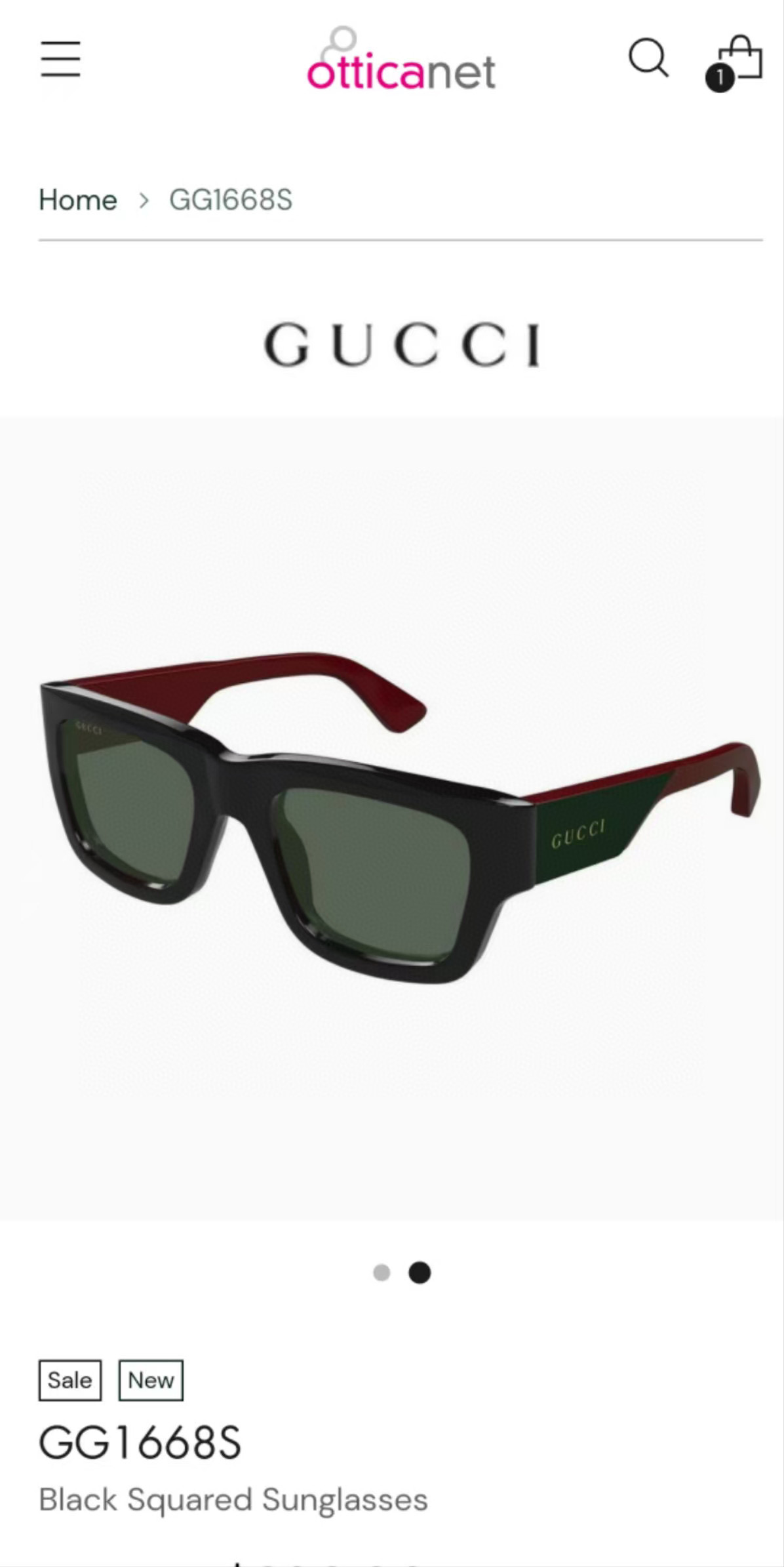  GUCC*
MODEL：GG1668S
SIZE：53口22-142
