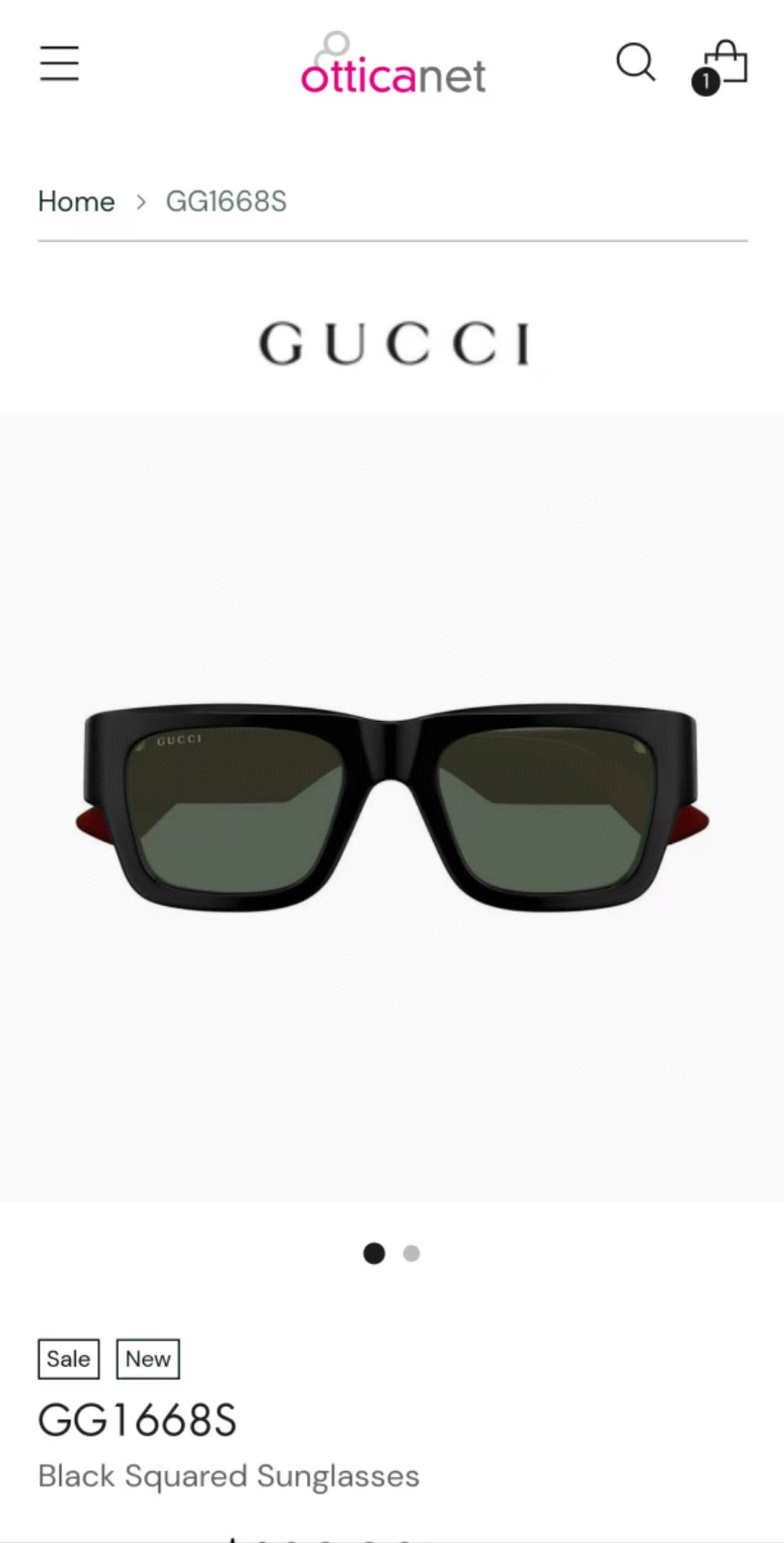  GUCC*
MODEL：GG1668S
SIZE：53口22-142