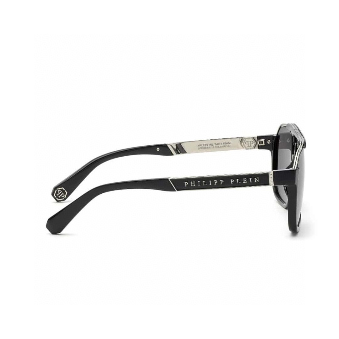 Philipp Plein Pilot Sunglasses with Metal Frame and Brand Labels, Model SP118M. - 图片 6