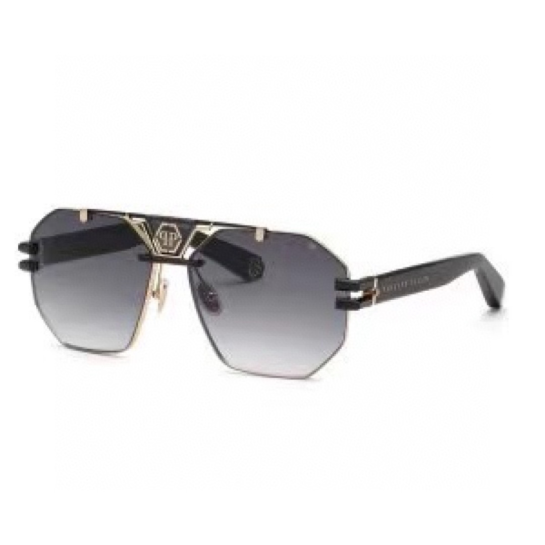 Philipp Plein SP183V Sunglasses with 23kt Gold and Diamond Detail - 图片 9