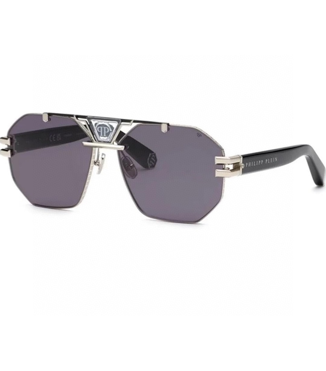 Philipp Plein SP183V Sunglasses with 23kt Gold and Diamond Detail - 图片 4