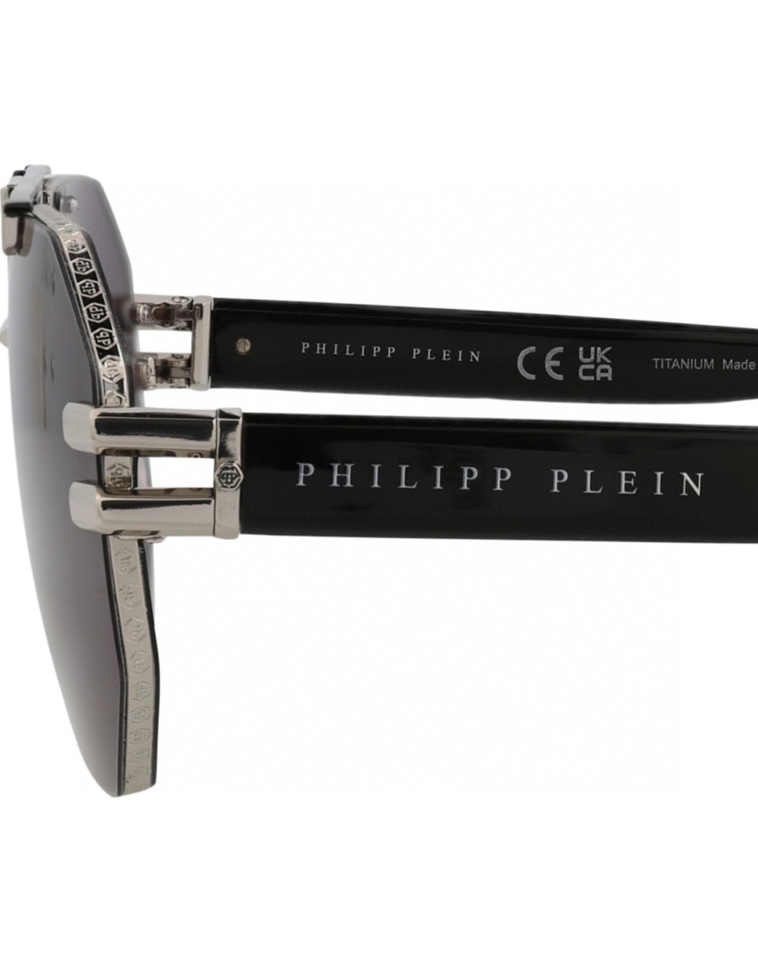 Philipp Plein SP183V Sunglasses with 23kt Gold and Diamond Detail - 图片 6