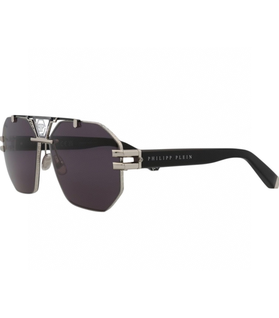 Philipp Plein SP183V Sunglasses with 23kt Gold and Diamond Detail - 图片 2