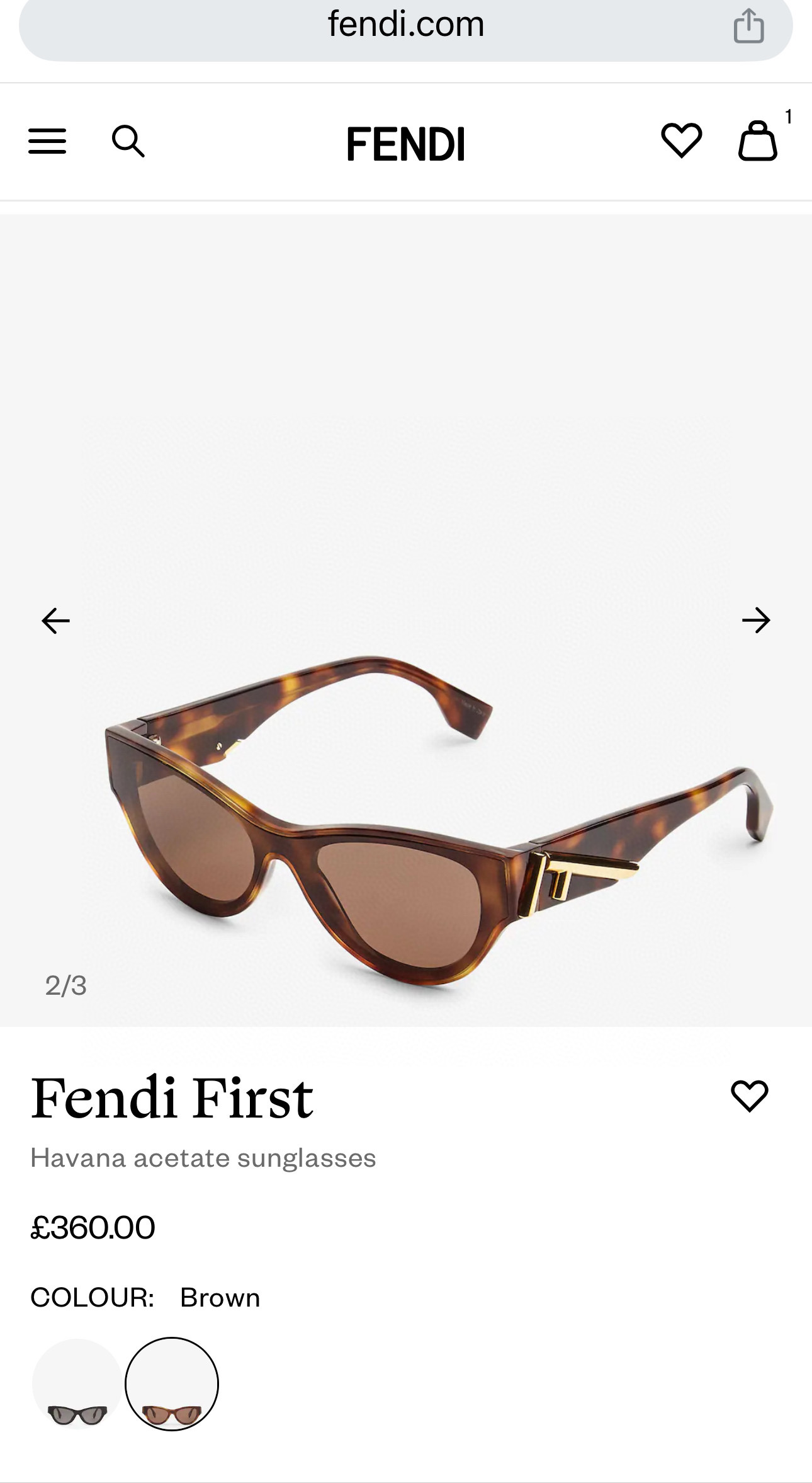 펜디 선글라스 74268 Fendi Sunglasses