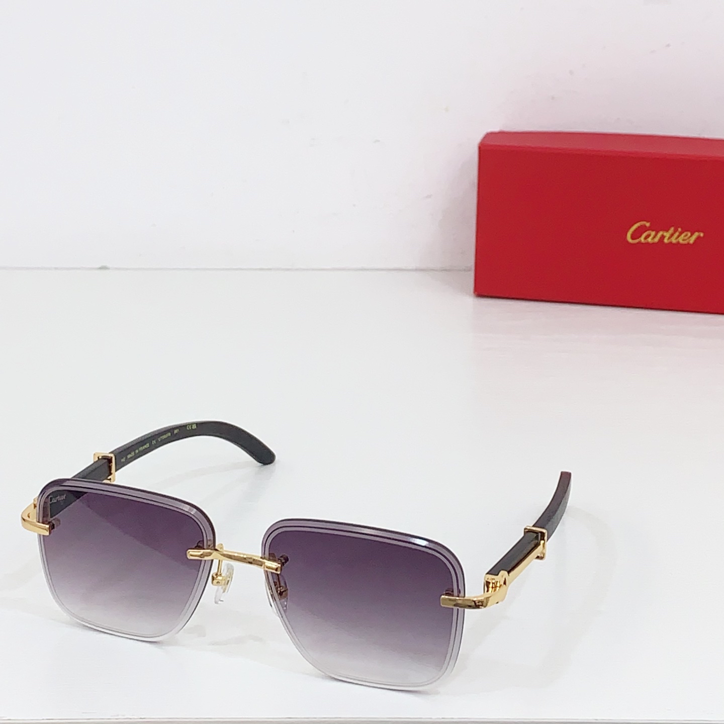 NO:250010,Cartie*MODELCT0607SSIZE60 15-142 wooden legs~glasses sunglasses sunglasses, glasses, cartier19860909Cartie*MODELCT0607SSIZE60口15-142木腿～眼镜墨镜太阳镜,眼镜,cartier,glasses