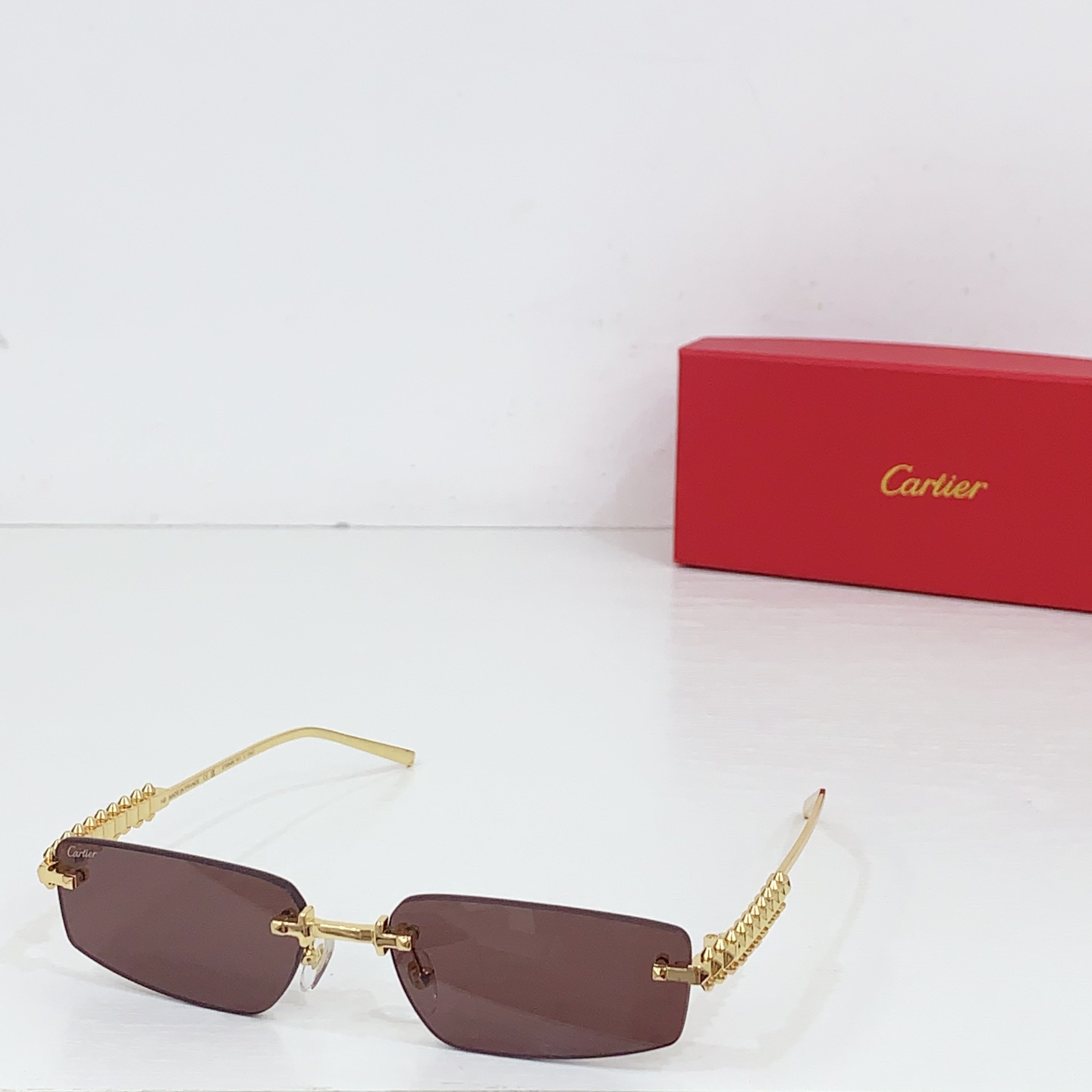 NO:251921,Cartie* double row rivets ModCT0544S Size58-18- High precision seal carving technology Top luxury glasses sunglasses sunglasses, glasses, cartier19860909Cartie*双排铆钉 ModCT0544S Size58-18- 高精篆刻工艺 顶奢 眼镜墨镜太阳镜,眼镜,cartier,glasses