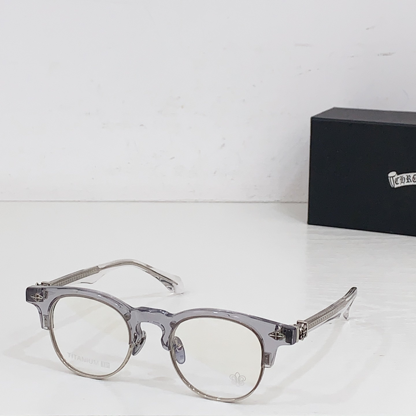 NO:252017,CHROME HEART*TiTi rack~ MODELCH8306 SIZE48 port 22-154 glasses sunglasses sunglasses, glasses, chrome hearts19860909CHROME HEART*钛架～ MODELCH8306 SIZE48口22-154 眼镜墨镜太阳镜,眼镜,chrome hearts,glasses