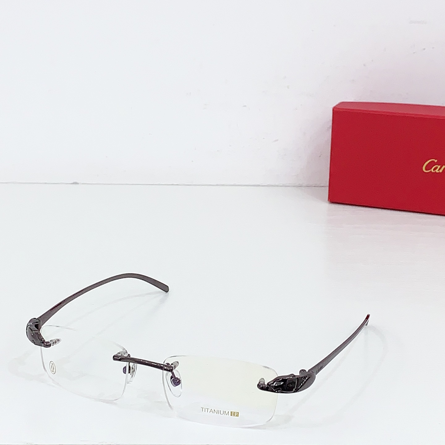 NO:252055,Cartie*MODEL8200875SIZE56-Port 18-Tiol ~~Glasses sunglasses, glasses, cartier19860909Cartie*MODEL8200875SIZE56口18-钛~~眼镜墨镜太阳镜,眼镜,cartier,glasses