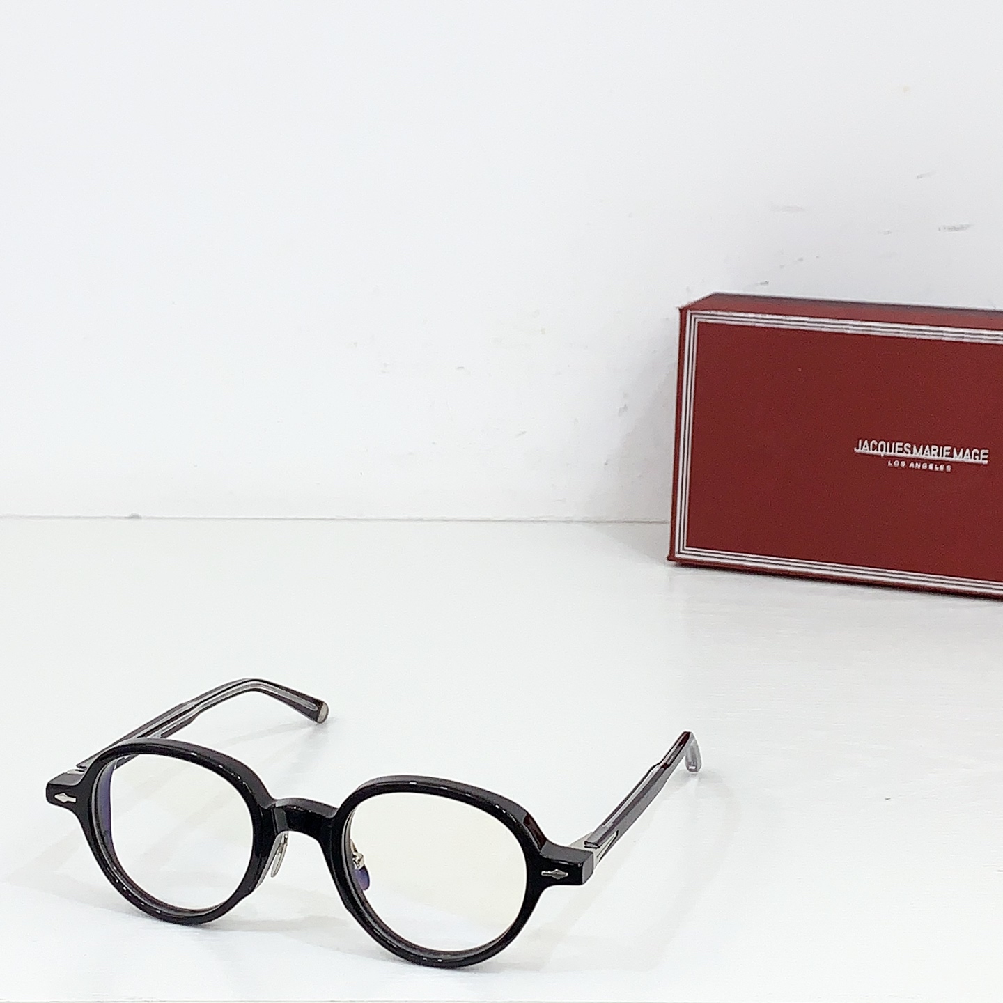 NO:253296,Round JACQUES MARIE MAGE Japanese handmade glasses MODELCIARK SIZE:45-22 glasses sunglasses sunglasses, glasses19860909圆型JACQUES MARIE MAGE 日本手工眼镜 MODELCIARK SIZE:45-22 眼镜墨镜太阳镜,眼镜,glasses