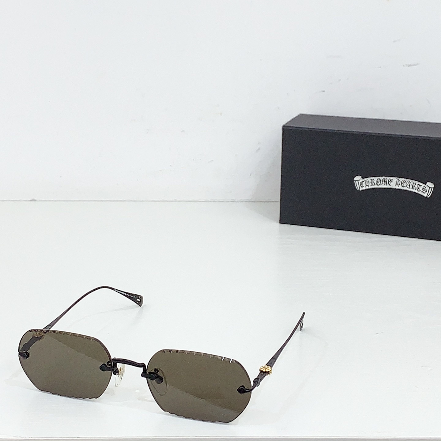 NO:253036,Chrome Hearts MODEL: CH9109 SIZE57 port 21-142 glasses sunglasses sunglasses, glasses, chrome hearts19860909Chrome Hearts MODEL: CH9109 SIZE57口21-142 眼镜墨镜太阳镜,眼镜,chrome hearts,glasses