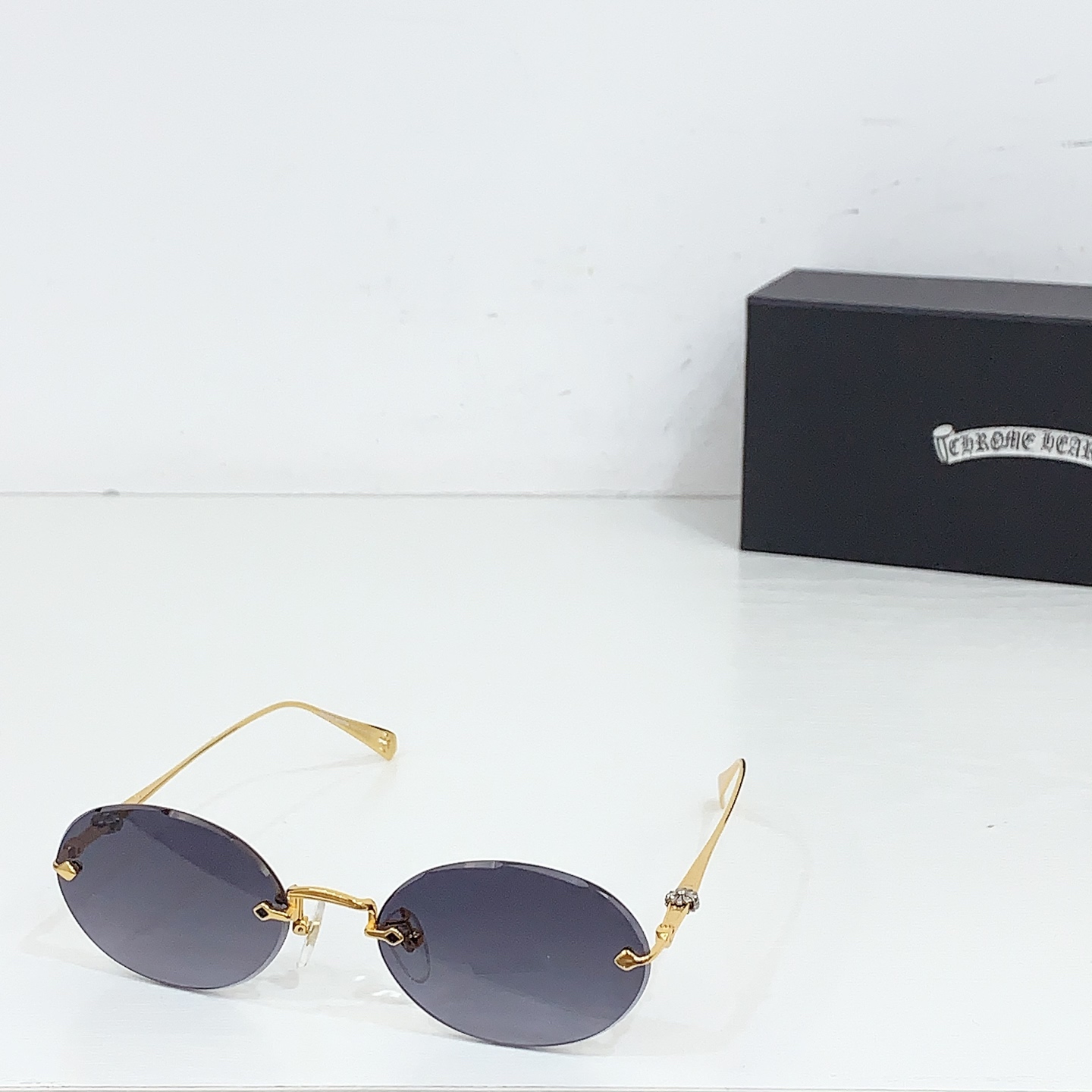 NO:253031,Chrome Hearts MODEL: CH SIZE55 port 21-142 glasses sunglasses sunglasses, glasses, chrome hearts19860909Chrome Hearts MODEL: CH SIZE55口21-142 眼镜墨镜太阳镜,眼镜,chrome hearts,glasses