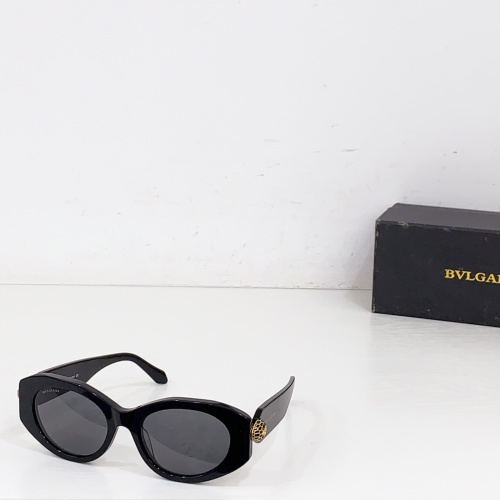 BVLGARI BV40007I Black Sunglasses - Size 53-19-140, Stylish Eye Protection
