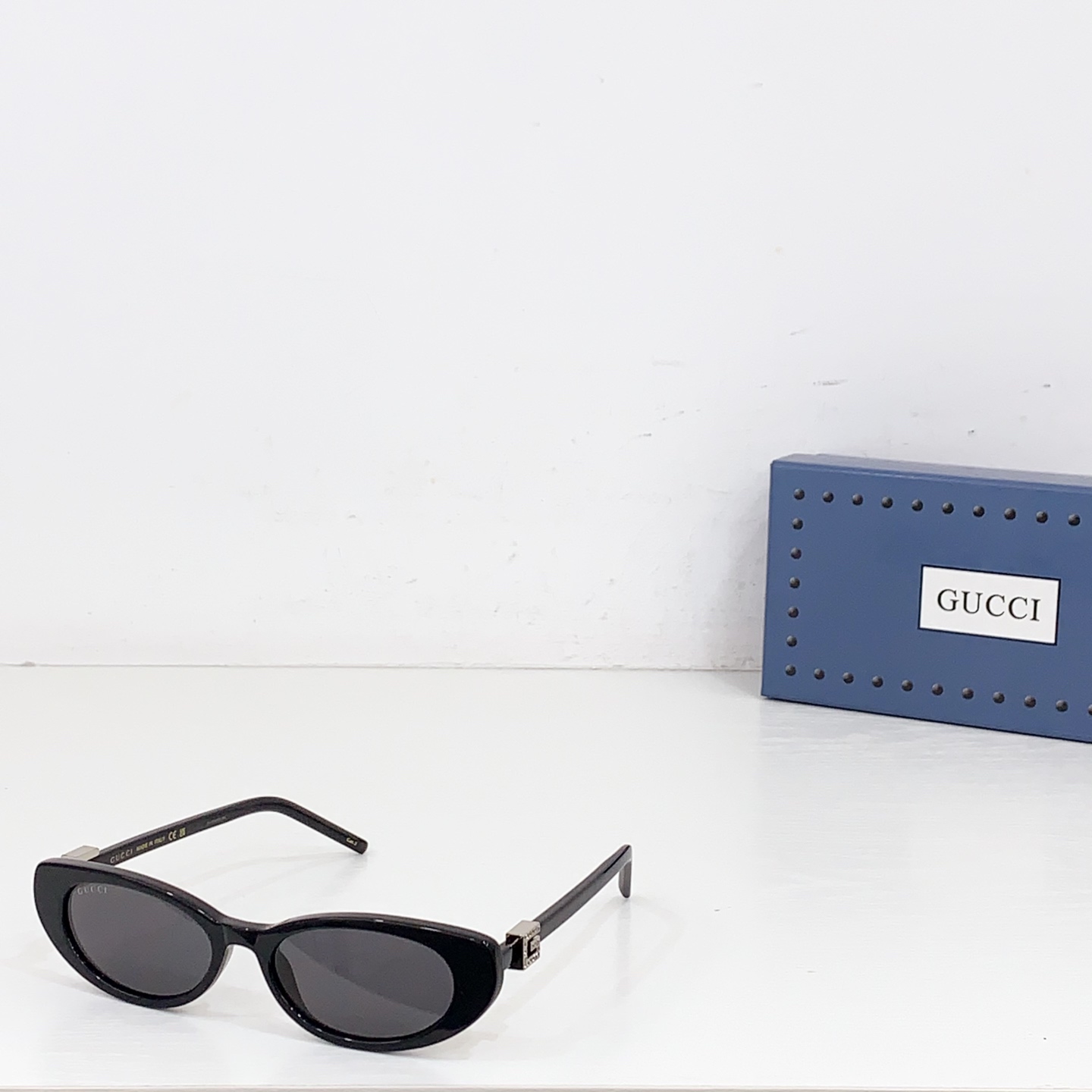 GUCC Gafas de sol nuevas de alta calidad de Gucci Modelo: GG1680S Talla: 52□17-140 🉐165