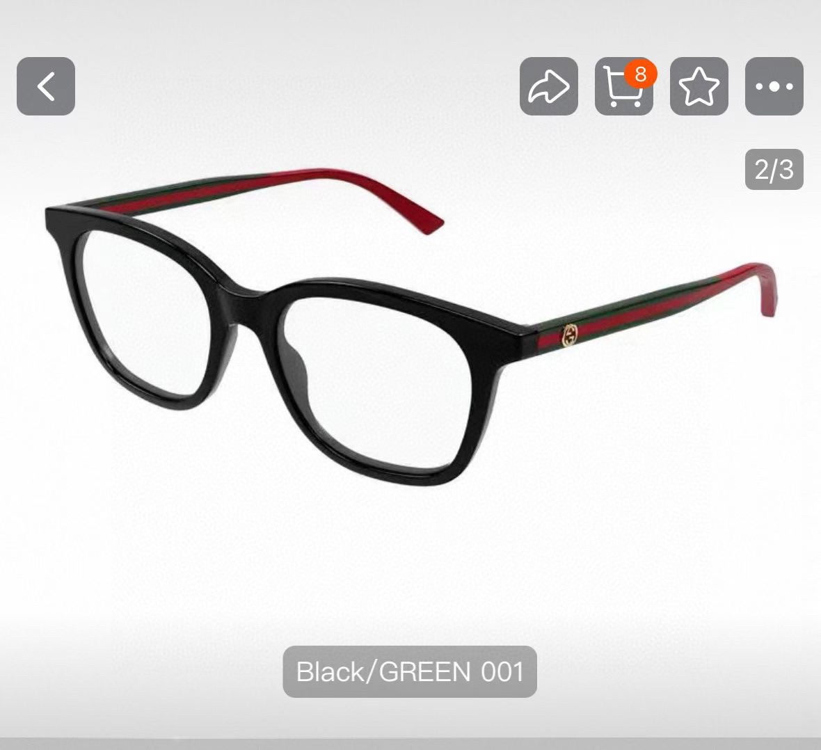 GUCC* MOD：GG1864OSIZE：50口18-145