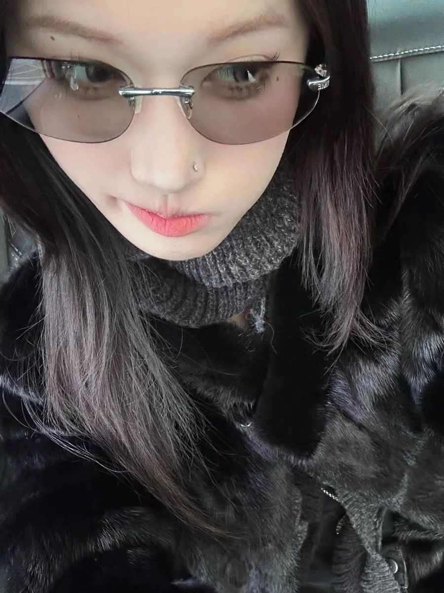 Miu Miu SMUA92S Rimless Sunglasses, 60mm Lens, Stylish and Elegant Design