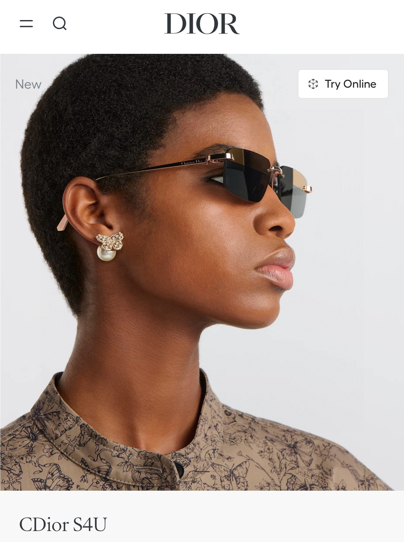 DIO*MODEL：DiorS4USize 61口15 135