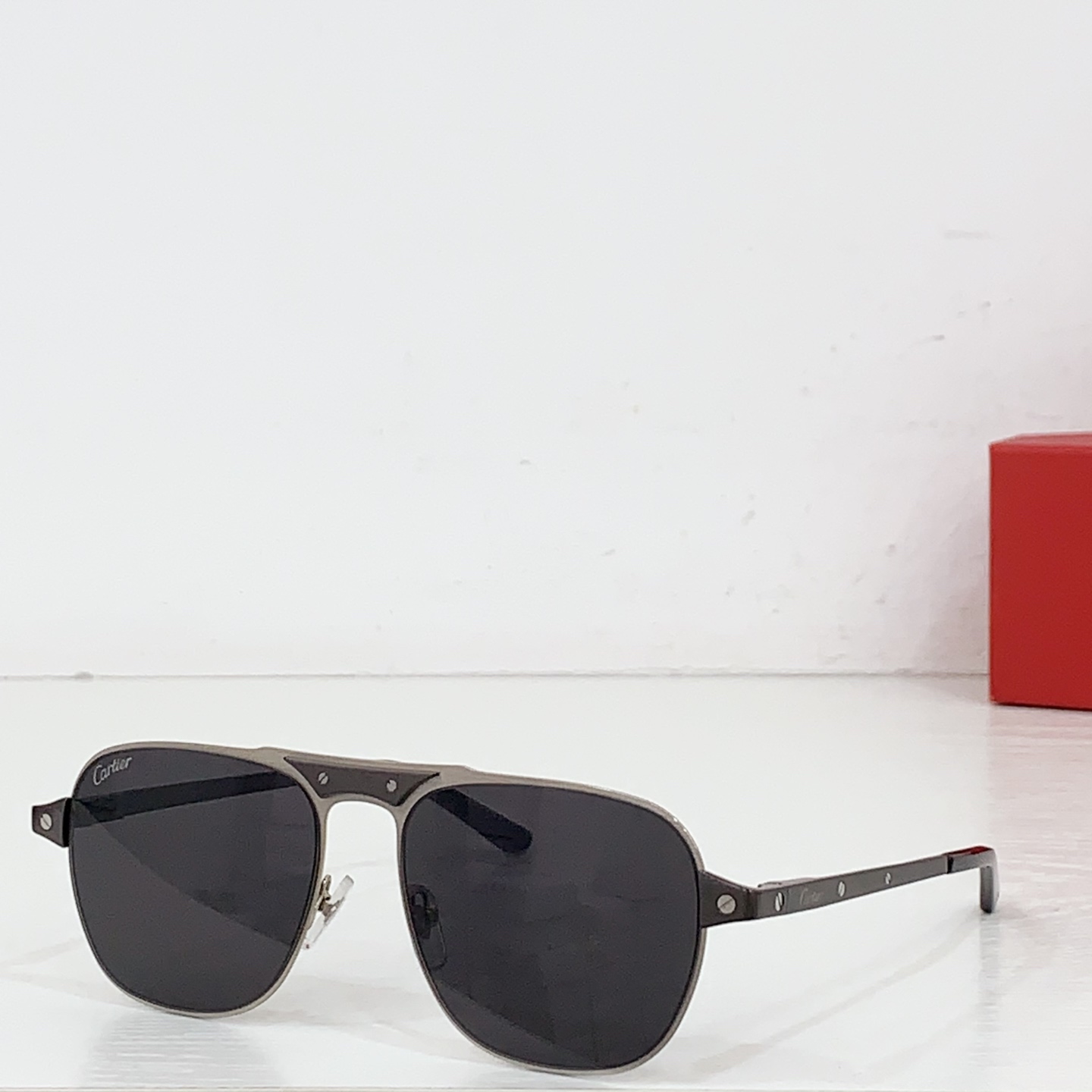 NO:371790,Cartie* TOP QUALITY - Dual-color electroplating - Original mold opening head - Side-detailed spring legs MODELCT0532S SIZE: 59-mouth 15- Glasses sunglasses, glasses, cartier19860909Cartie* TOP QUALITY -双色电镀 -原版开模庄头 -对版细节弹簧腿 MODELCT0532S SIZE: 59口15- 眼镜墨镜太阳镜,眼镜,cartier,glasses