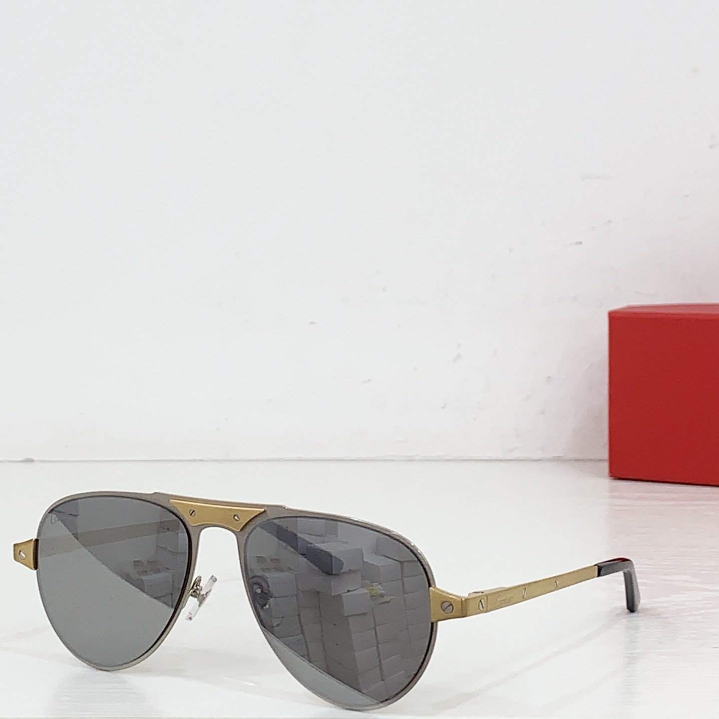 NO:371785,Cartie* Toad style~ TOP QUALITY - Two-color electroplating - original mold opening head - pair details spring legs MODELCT0533S SIZE: 58-glasses, sunglasses, sunglasses, glasses, cartier19860909Cartie* 蛤蟆款～ TOP QUALITY -双色电镀 -原版开模庄头 -对版细节弹簧腿 MODELCT0533S SIZE: 58口18- 眼镜墨镜太阳镜,眼镜,cartier,glasses