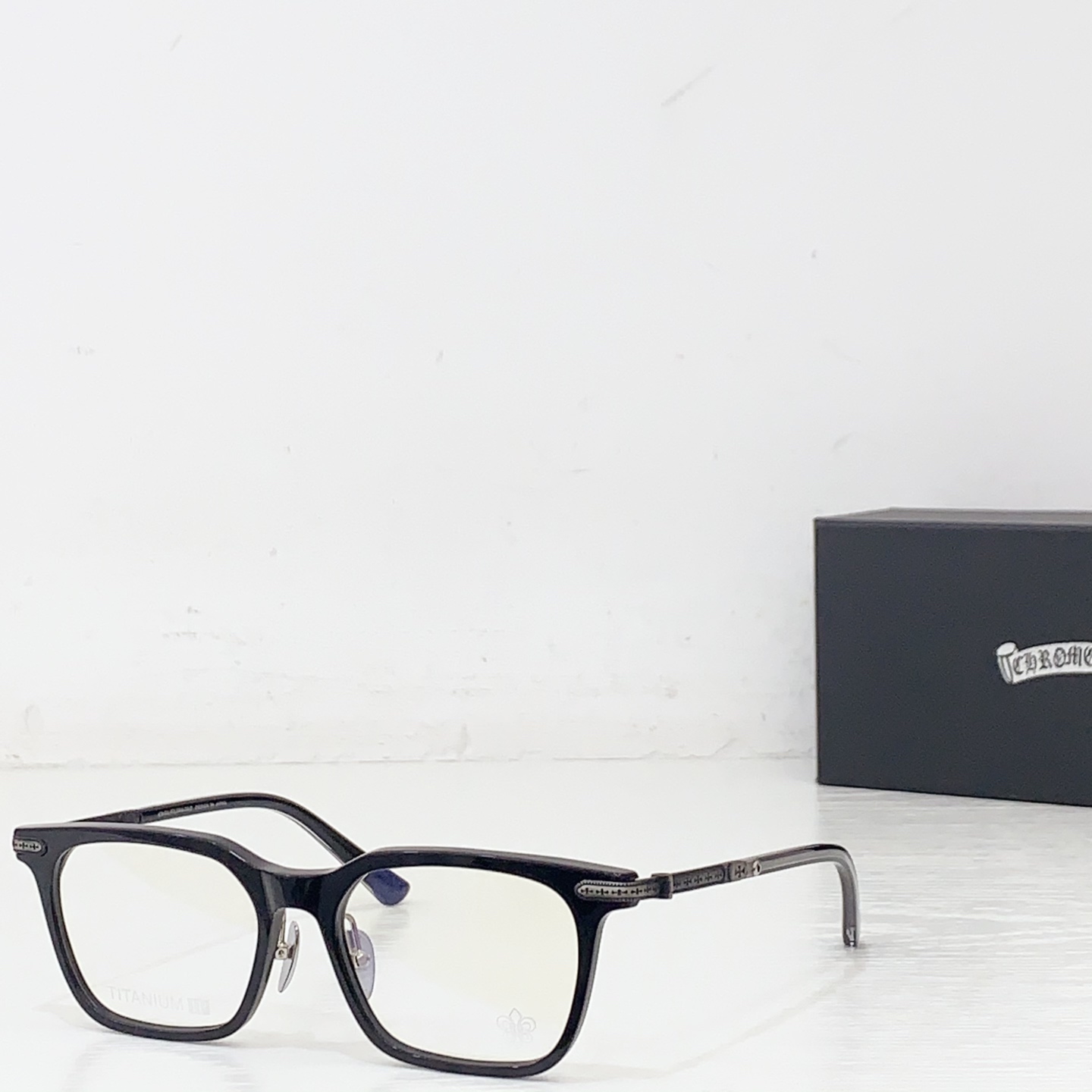 NO:371732,CHROME HEART* MODEL: SPUR EM SIZE: 53-door 19-glasses sunglasses, glasses, chrome hearts19860909CHROME HEART* MODEL: SPUR EM SIZE: 53口19- 眼镜墨镜太阳镜,眼镜,chrome hearts,glasses