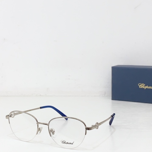 Chopard VCHF37J Silver Metal Frame Women's Optical Glasses 54-19-145 1 Chopard VCHF37J Silver Metal Frame Women's Optical Glasses 54-19-145