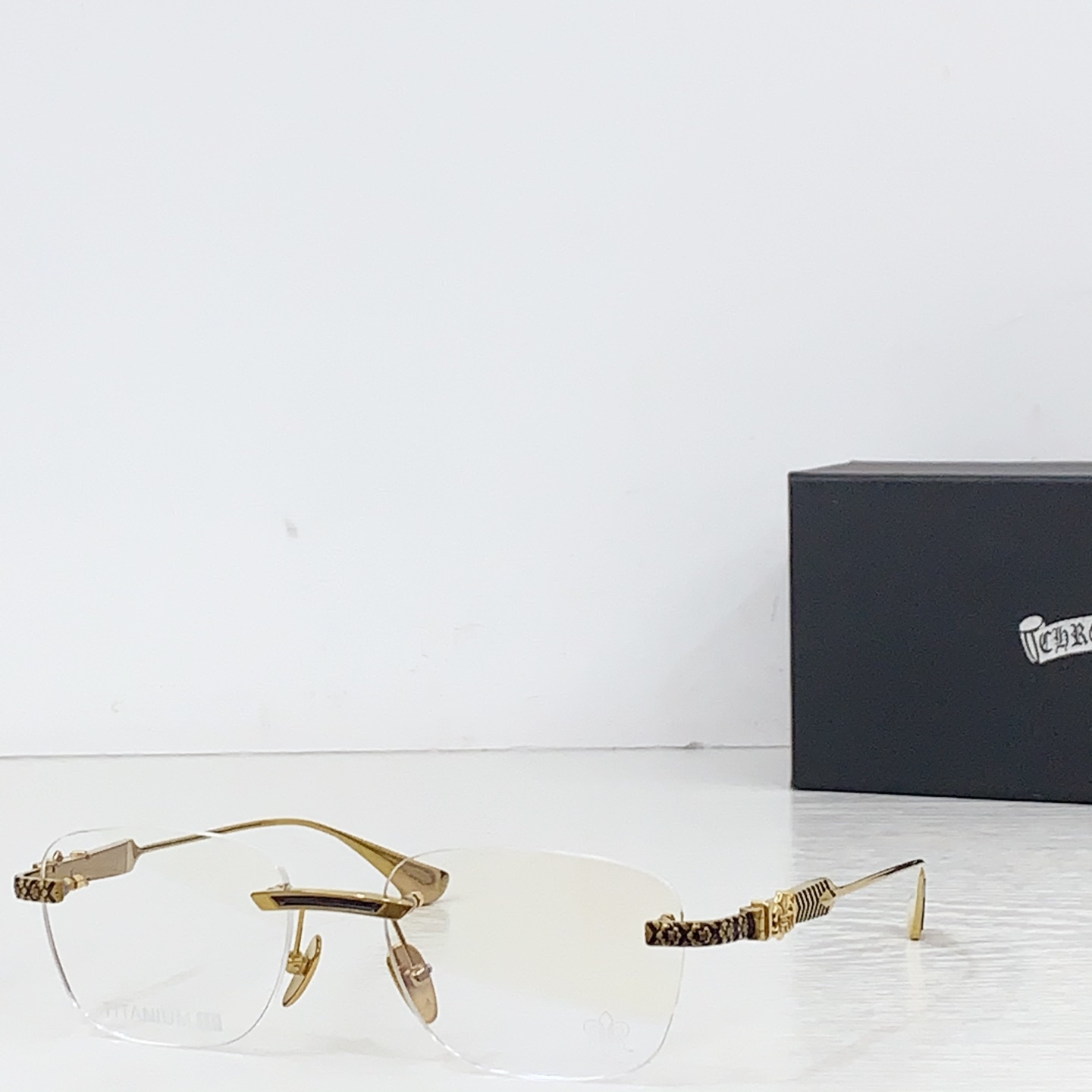 NO:375191,CHROME HEART*MODEL: CH8326SIZE: 53-door 18-146 glasses sunglasses, glasses, chrome hearts19860909CHROME HEART*MODEL: CH8326SIZE: 53口18-146 眼镜墨镜太阳镜,眼镜,chrome hearts,glasses