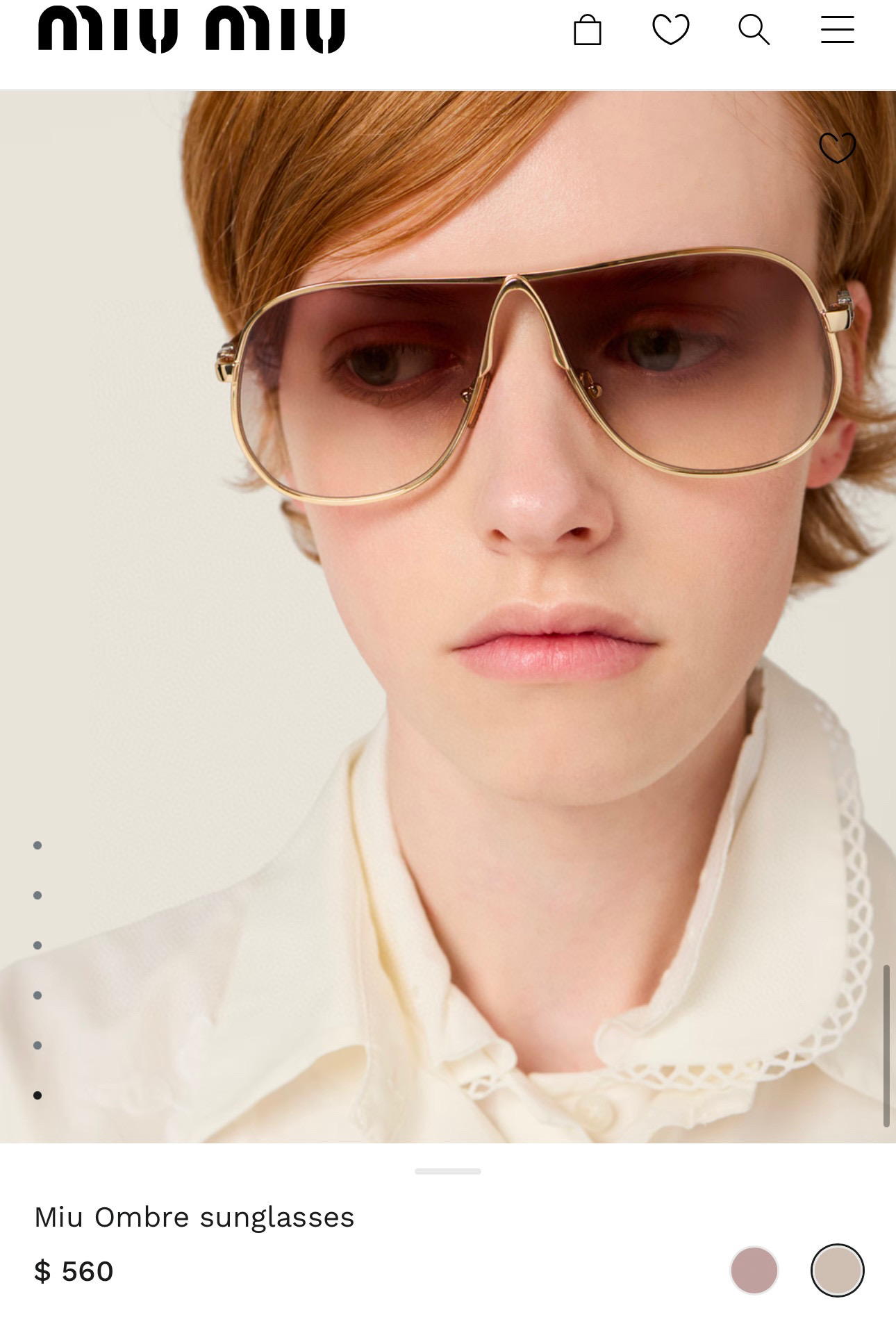 MIU MI* MOD：SMUA56Size：66口2 140