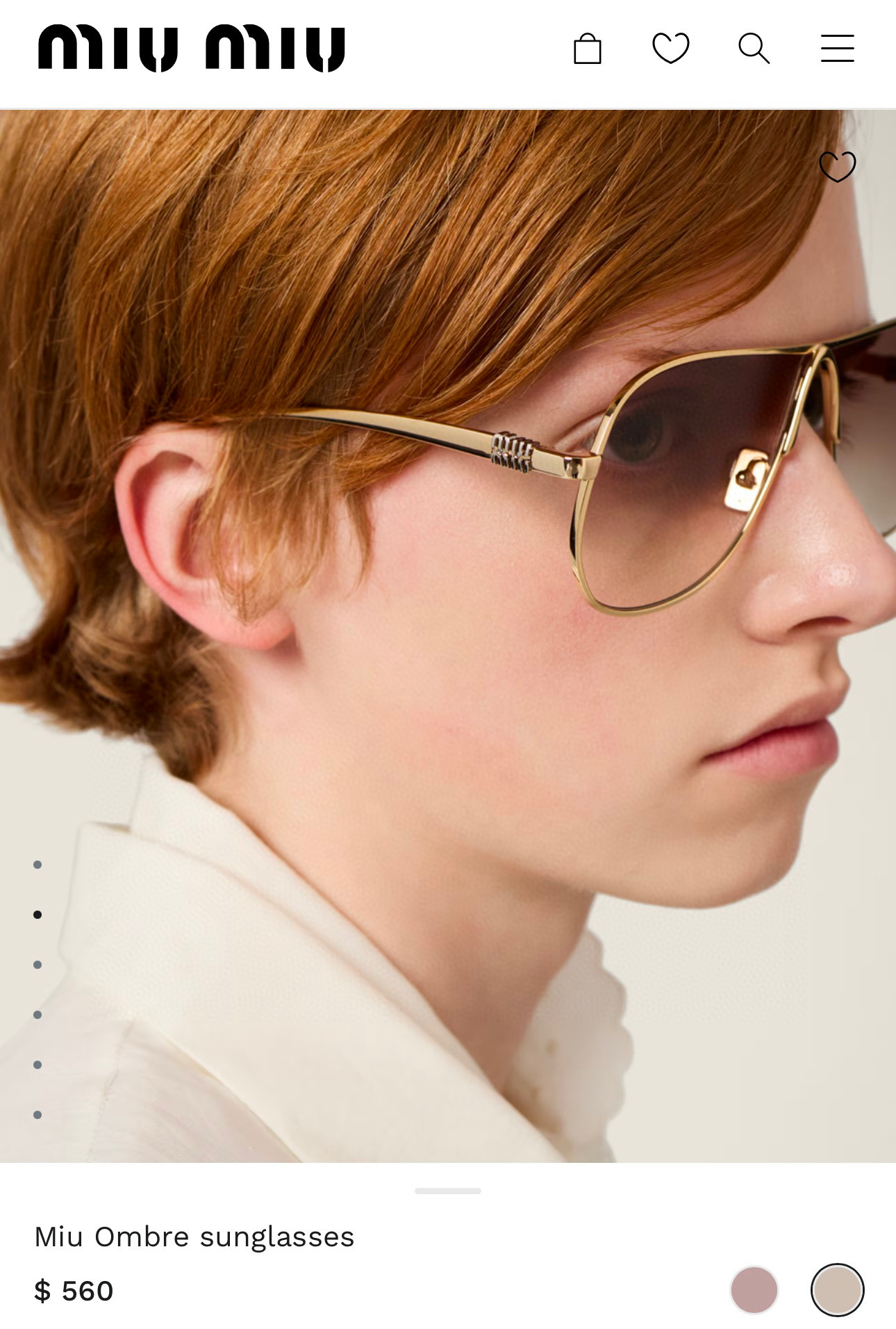 MIU MI* MOD：SMUA56Size：66口2 140