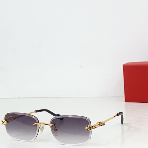 Cartier CT0755S Rimless Sunglasses, Gradient Lens, Gold Accents - Size 57-17-143 1 Cartier CT0755S Rimless Sunglasses, Gradient Lens, Gold Accents - Size 57-17-143