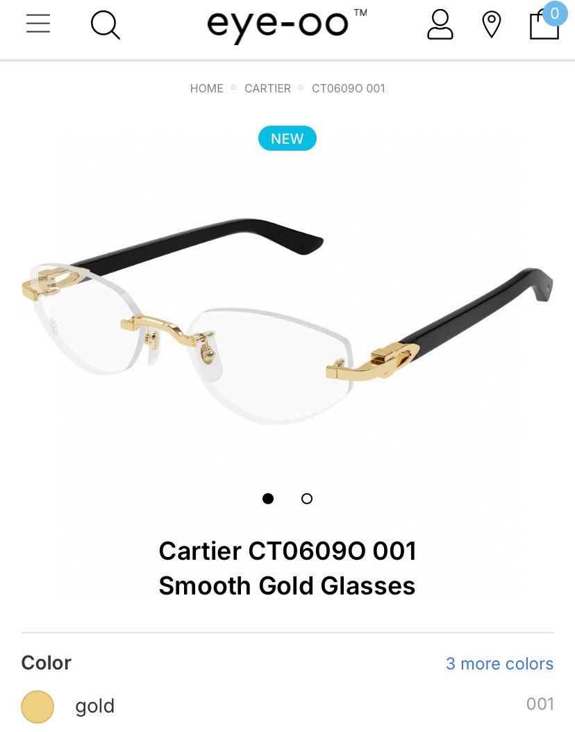 Cartie*MODEL：CT0580S145🔝🔝变色➕20